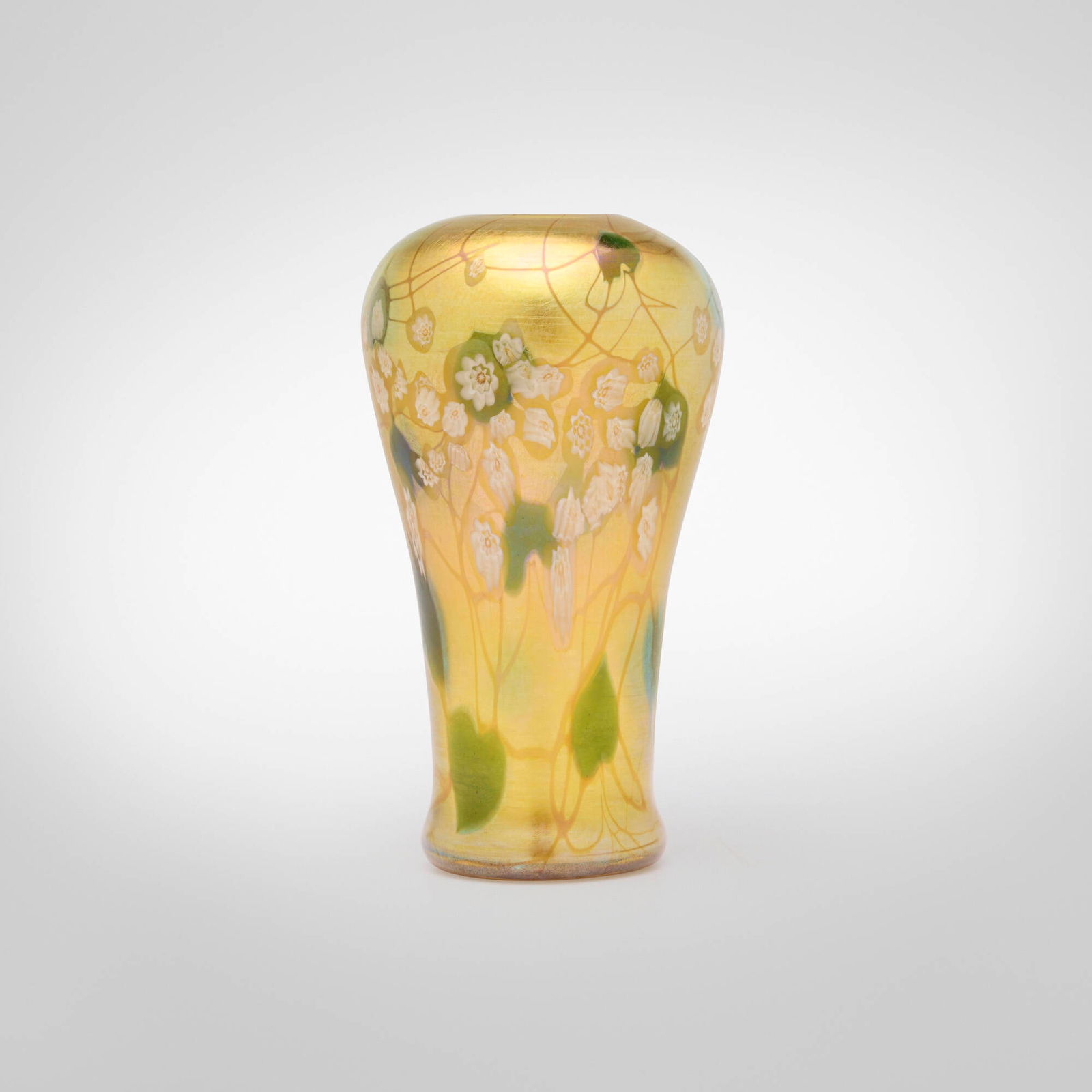 Tiffany Studios, Millefiori vase (1 of 3)