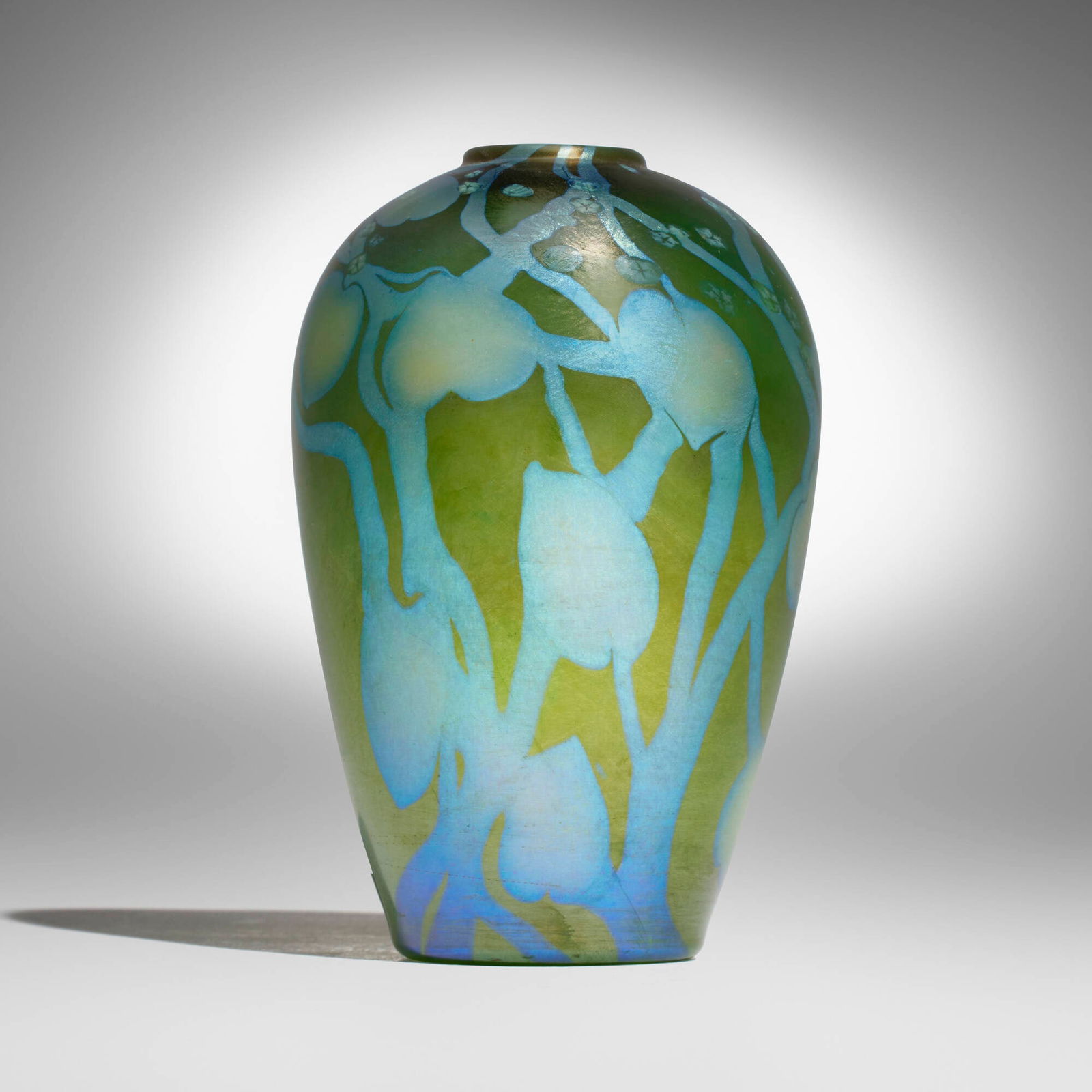 Tiffany Studios, Decorated millefiori vase (1 of 4)