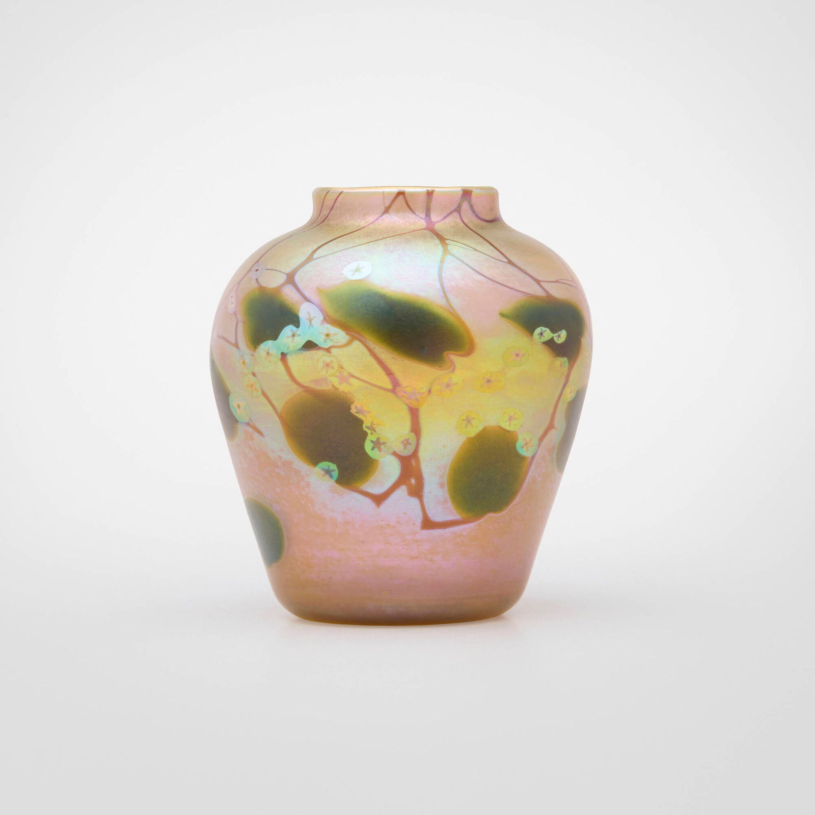 Tiffany Studios, Millefiori vase (1 of 4)