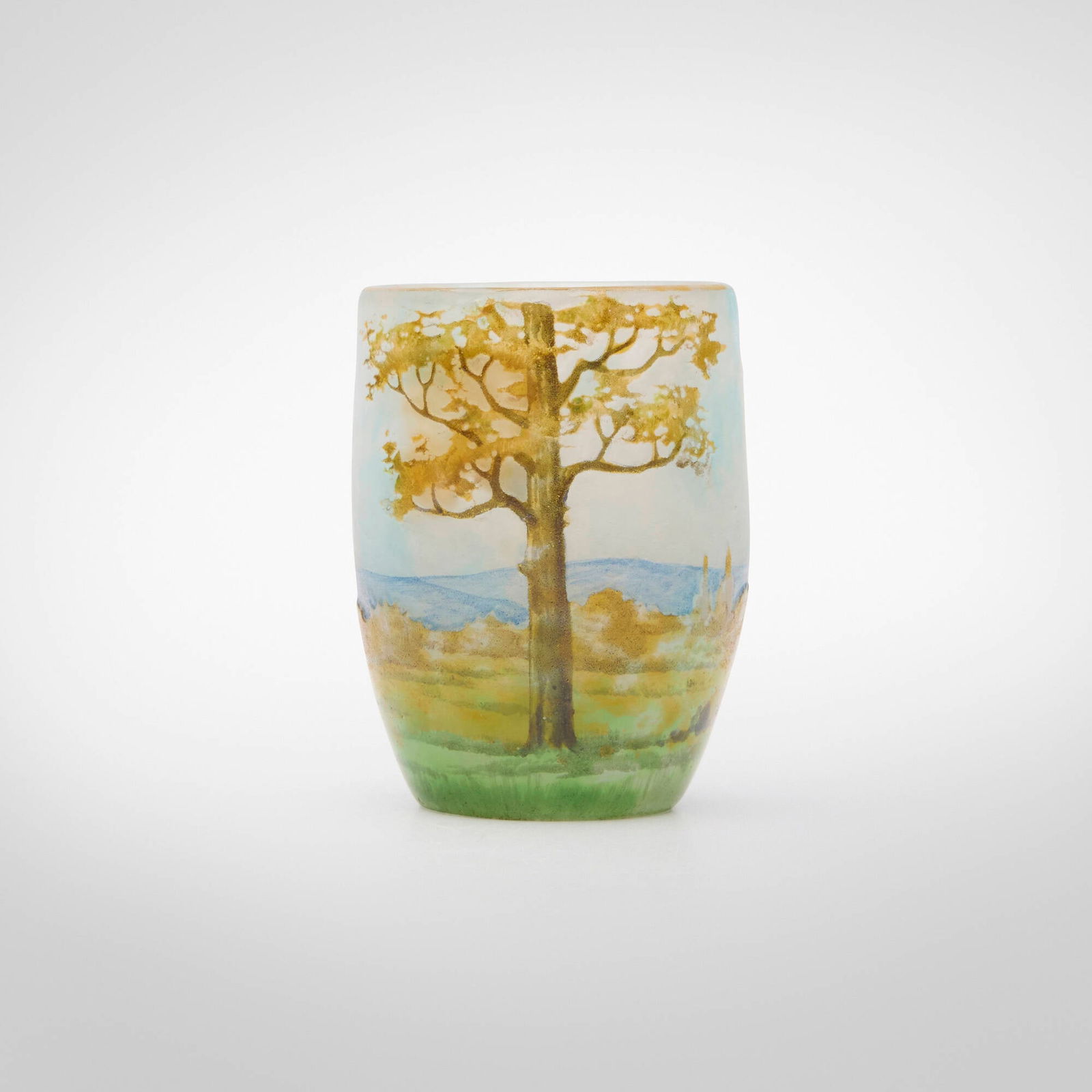 Daum, Miniature scenic vase (1 of 5)