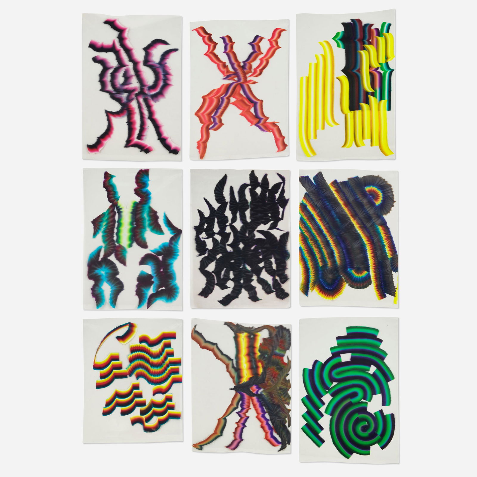 Kerstin Bratsch, Glow Rod Tanning with....Home Kit Box (XS) Version: Kerstin Bratsch Glow Rod Tanning with....Home Kit Box (XS) Version 2012offset print on PVC film, magnets, metal bar, box sheet (each): 11.625 h × 8.25 w in (30 × 21 cm) box: 12.375