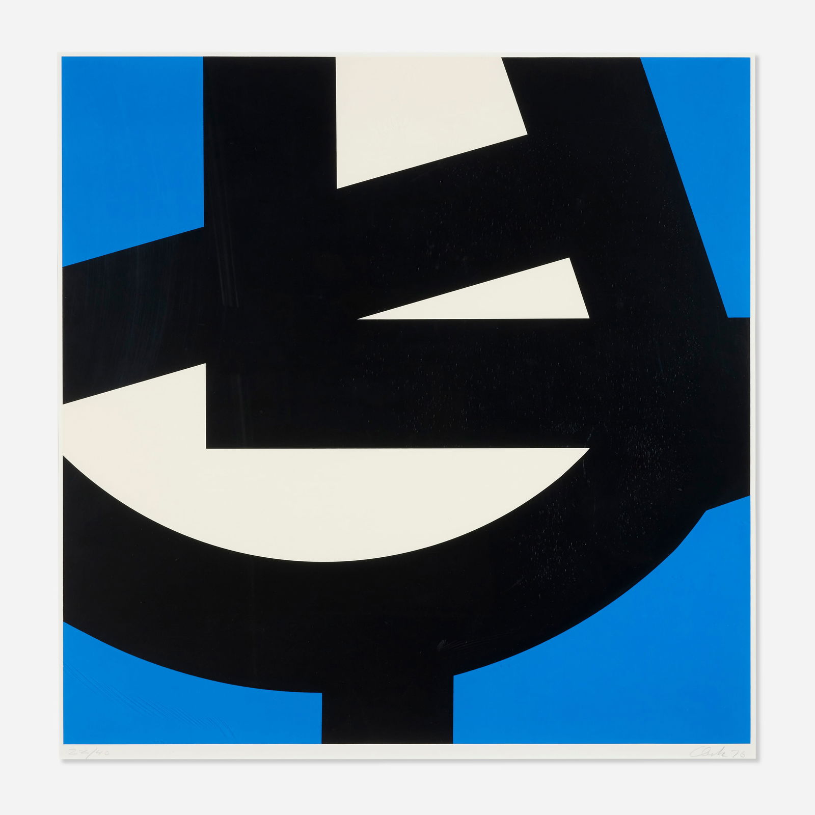 Pierre Clerk, Black/White/Blue (from the Primary Quartet series) (1 of 3)