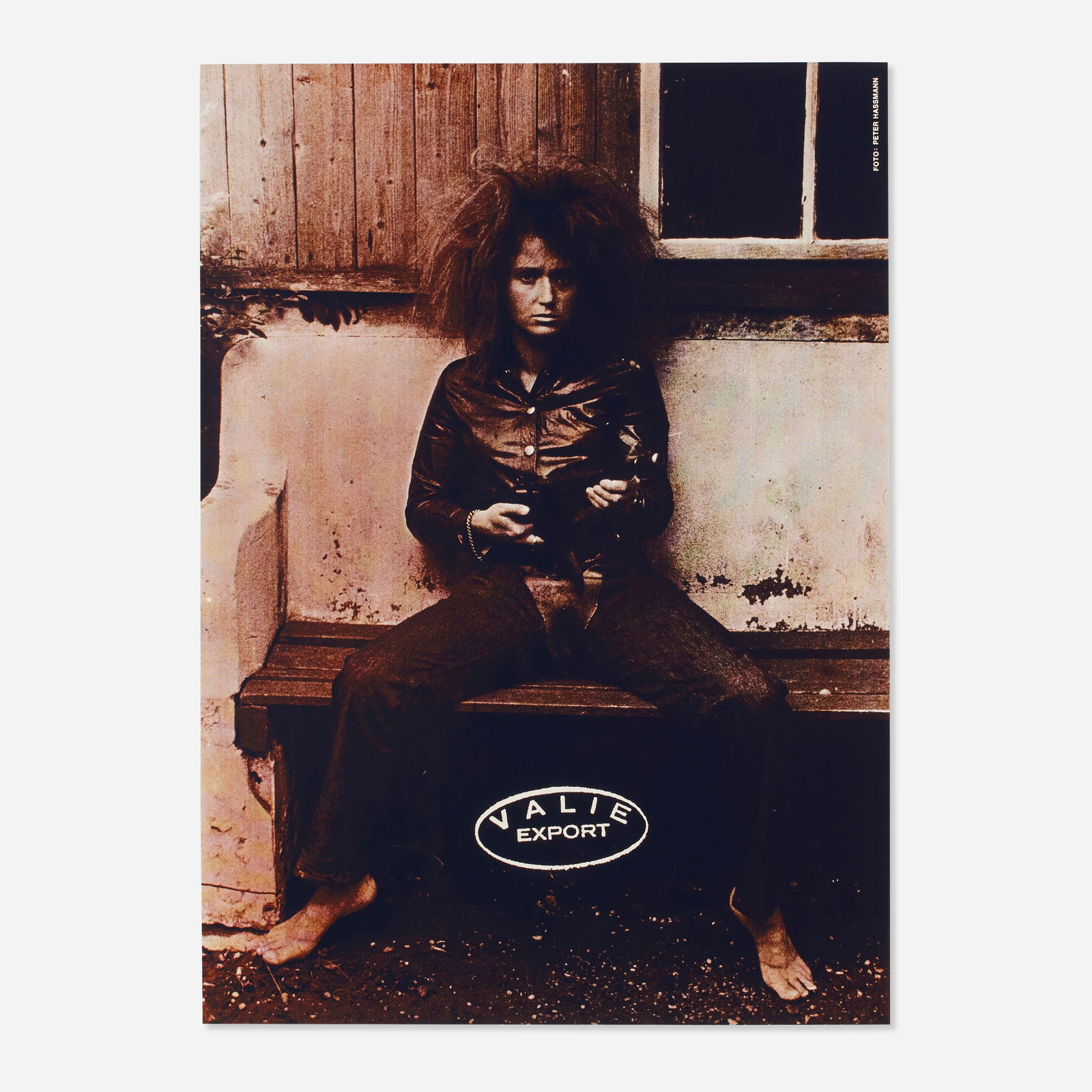 Valie Export, Untitled (from the Action Pants: Genital Panic series): Valie Export Untitled (from the Action Pants: Genital Panic series) 1969screenprint in colors image: 23.25 h × 16.625 w in (59 × 42 cm) sheet: 27.375 h × 19.50 w in (70 ×