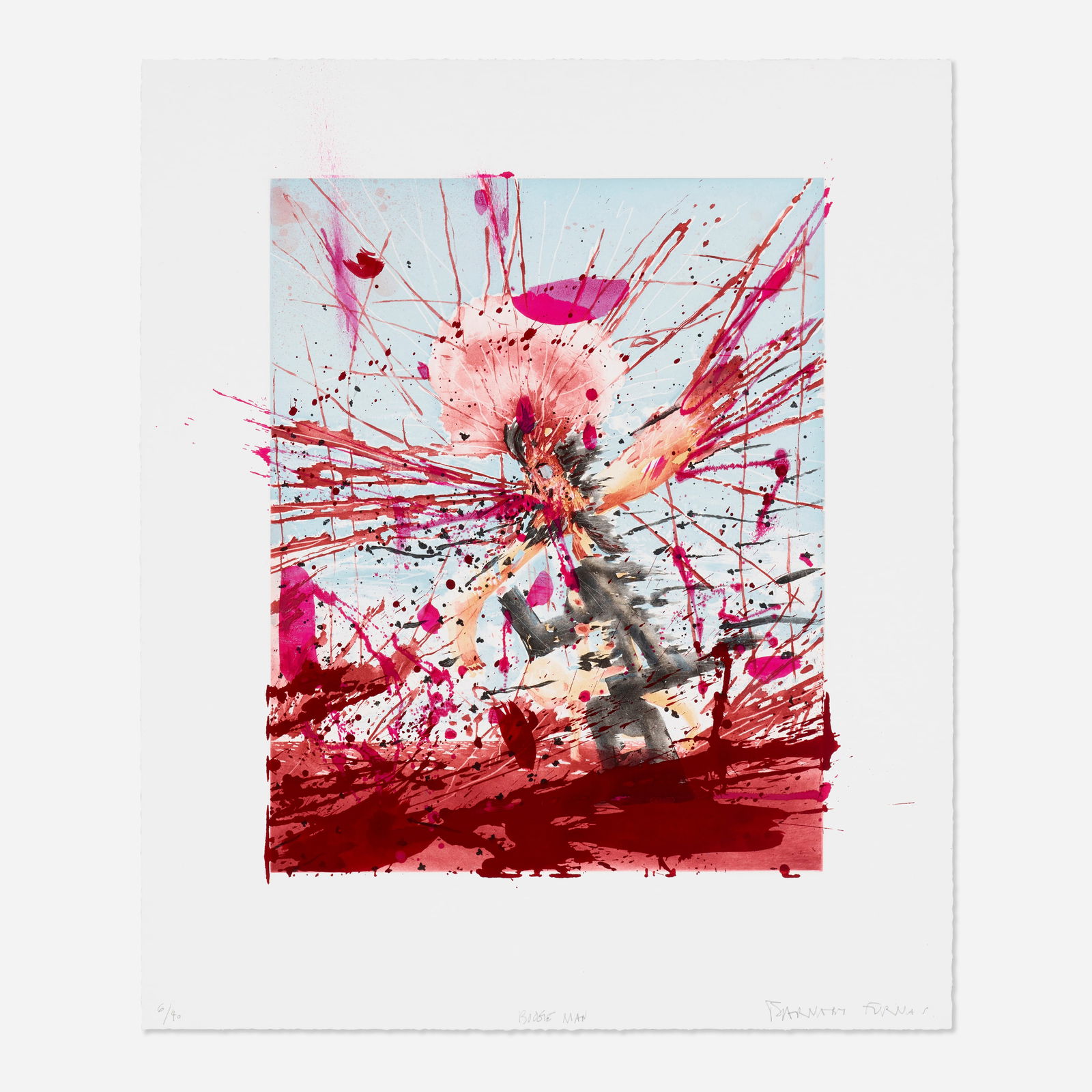 Barnaby Furnas, Boogie Man: Barnaby Furnas Boogie Man 2006etching and aquatint in colors with hand-coloring image: 18 h × 14.5 w in (46 × 37 cm) sheet: 24.875 h × 20.875 w in (63 × 53 cm) Si