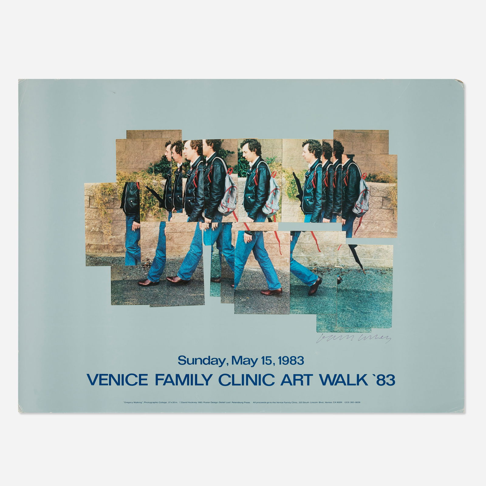 David Hockney, Venice Family Clinic Art Walk poster (1 of 2)