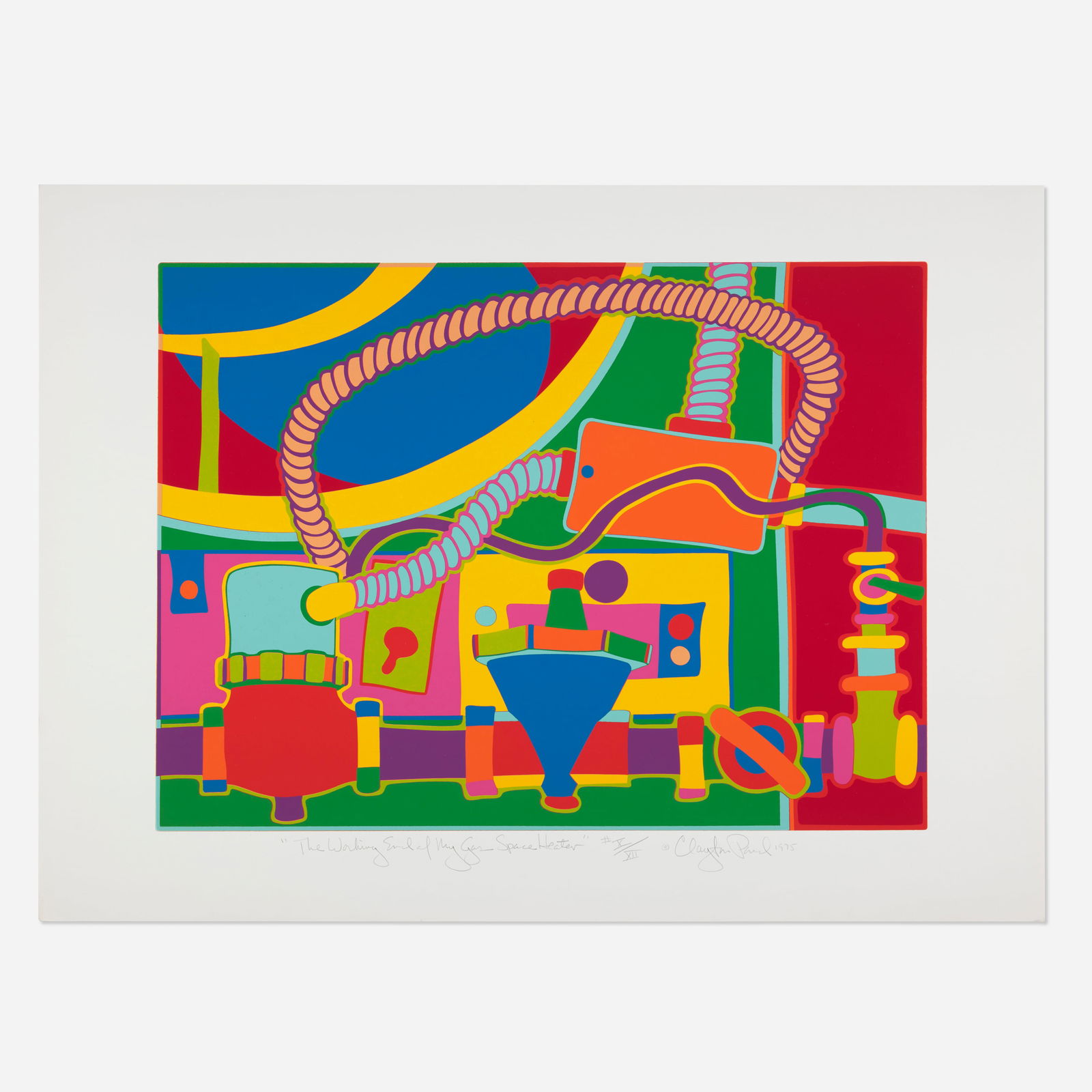 Clayton Pond, The Working End of My Gas Space Heater (from the 1776 USA 1976: Bicentennial Prints po (1 of 2)