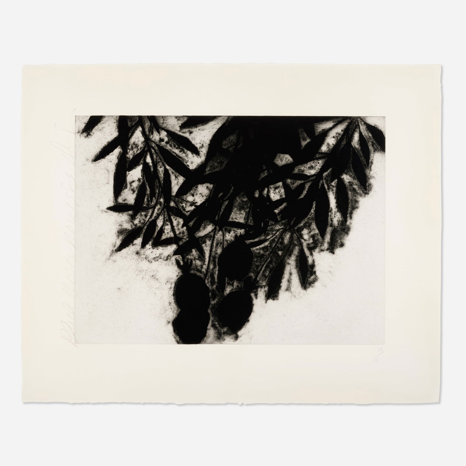 Donald Sultan, Black Roses (November) (1 of 3)