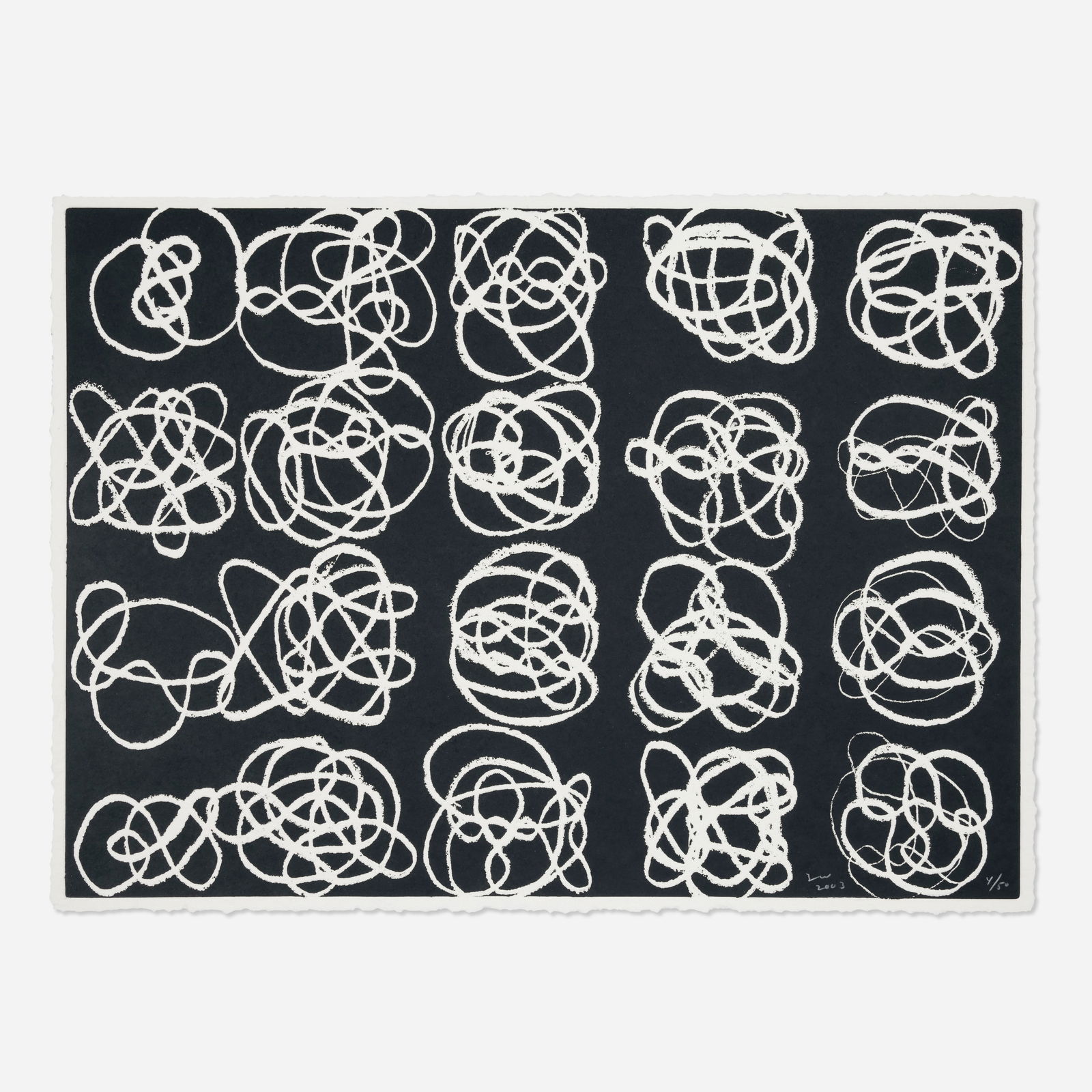 Terry Winters, Untitled (from the In The Year Three: Exit Art Portfolio) (1 of 2)