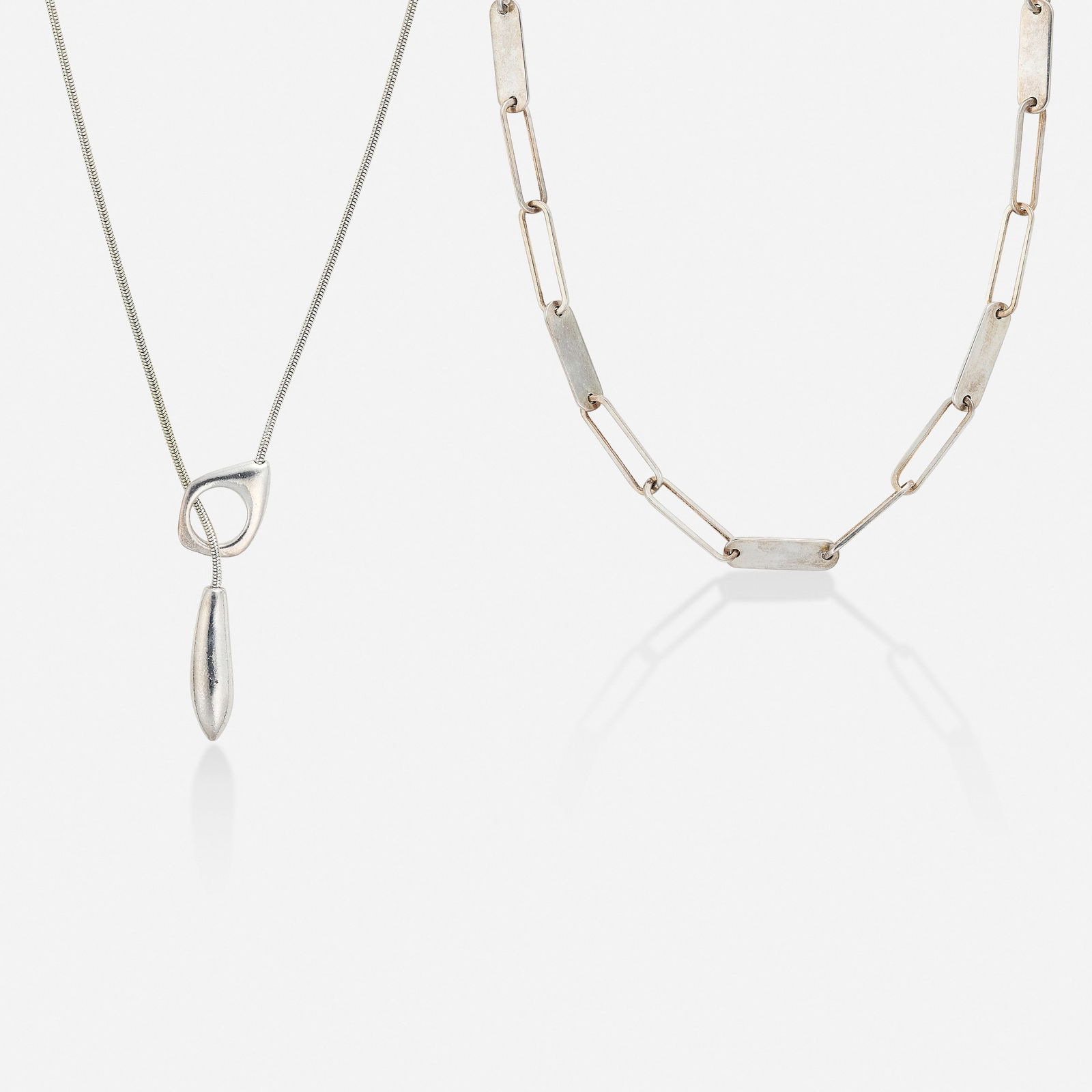 Gucci, Two silver necklaces (1 of 3)