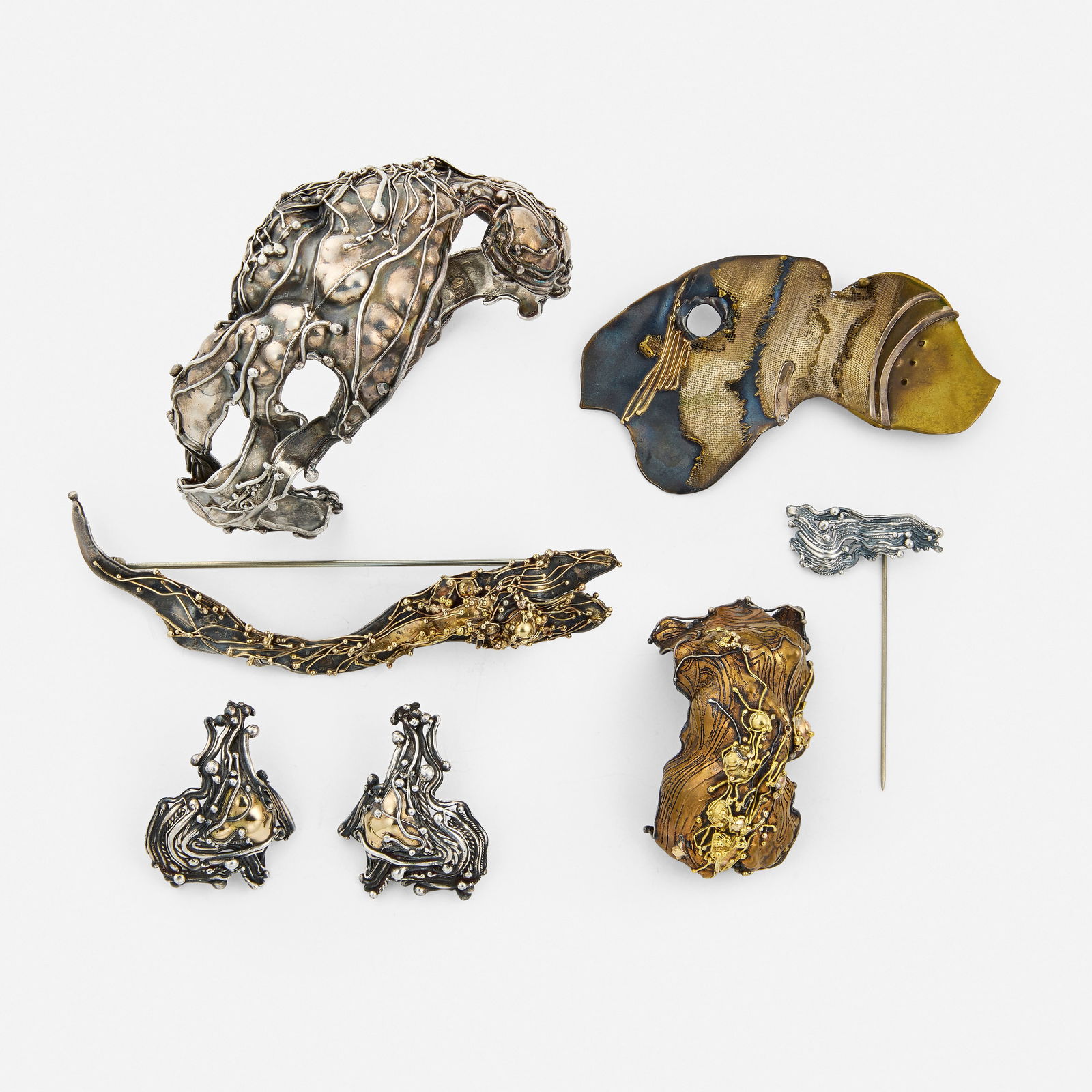 Marci Zelmanoff, Group of mixed-metal jewelry (1 of 3)