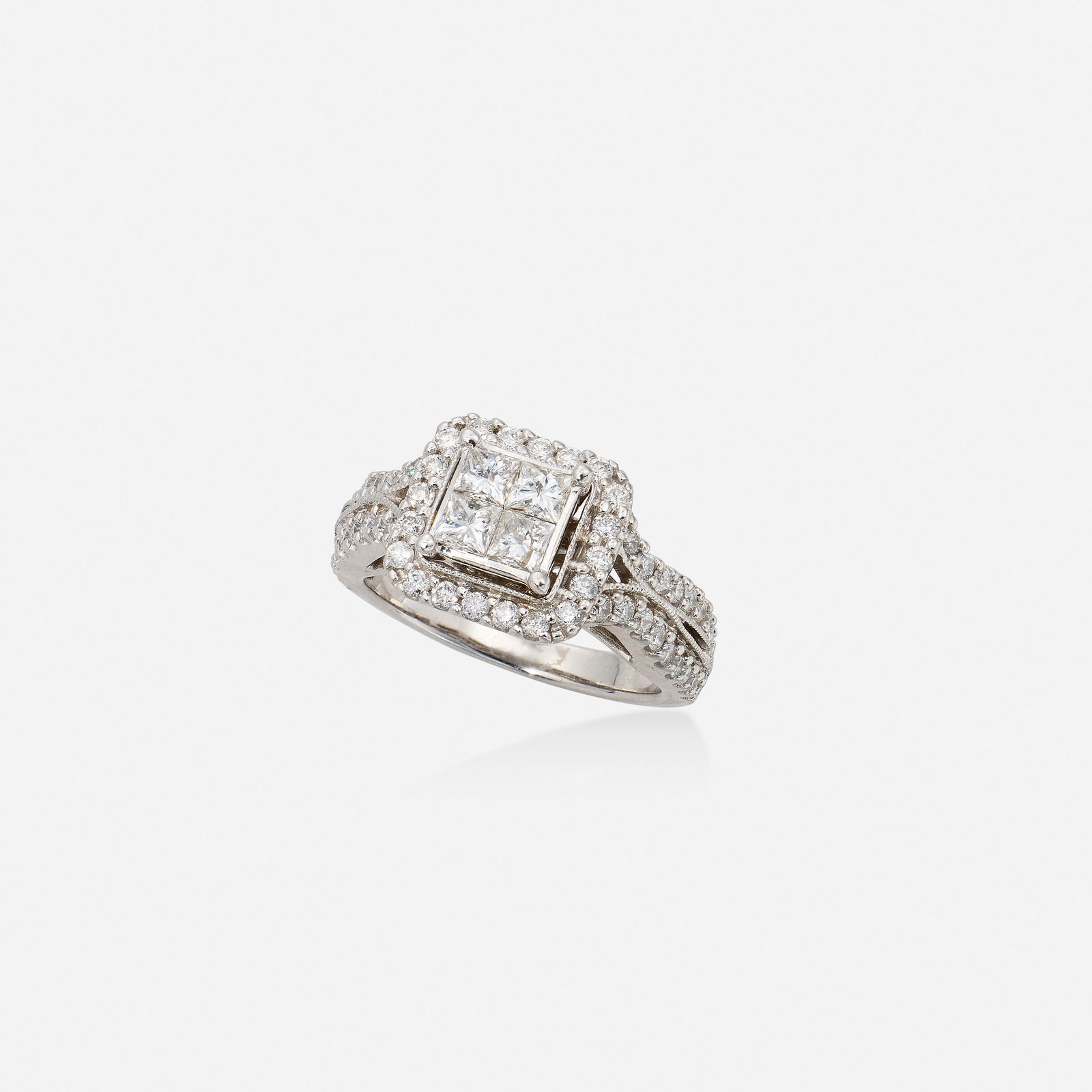 Diamond and white gold ring (1 of 2)