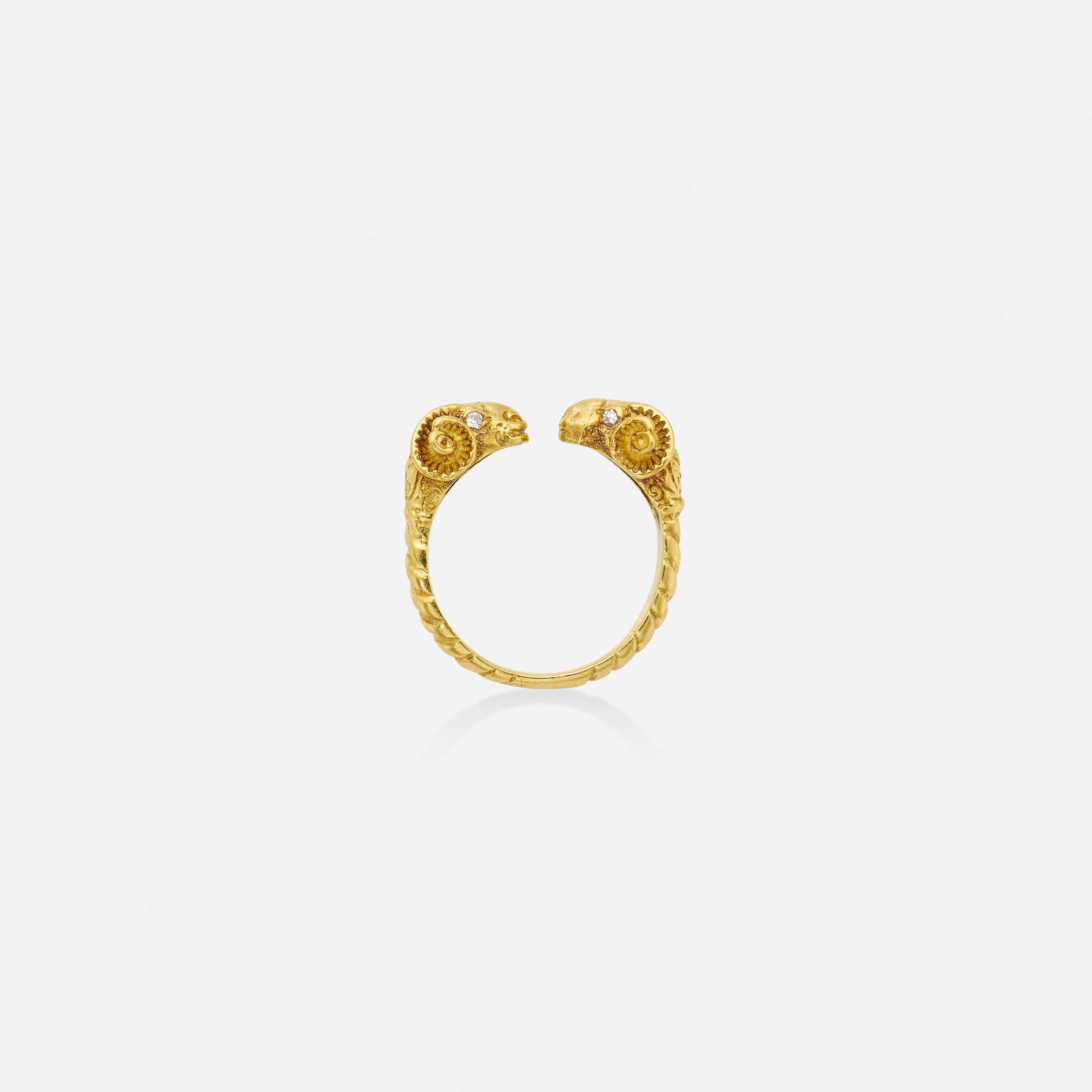 Gold and diamond ring (1 of 2)