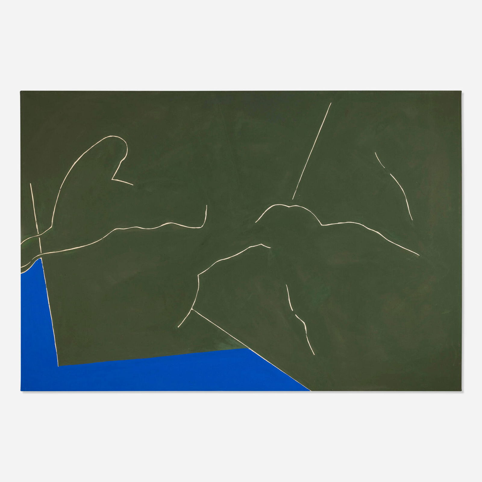 Jack Roth, New Synthesis #3: Jack Roth New Synthesis #3 1981acrylic on canvas 47.625 h x 70.125 w in (121 x 178 cm) Signed, titled and dated to verso 'New Synthesis #3 Roth 81'. Provenance: Estate