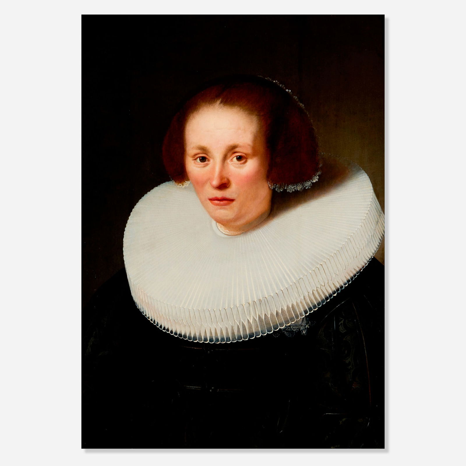 Jacob Gerritsz. Cuyp, attribution, Portrait of a Lady wearing an embroidered dress (1 of 4)