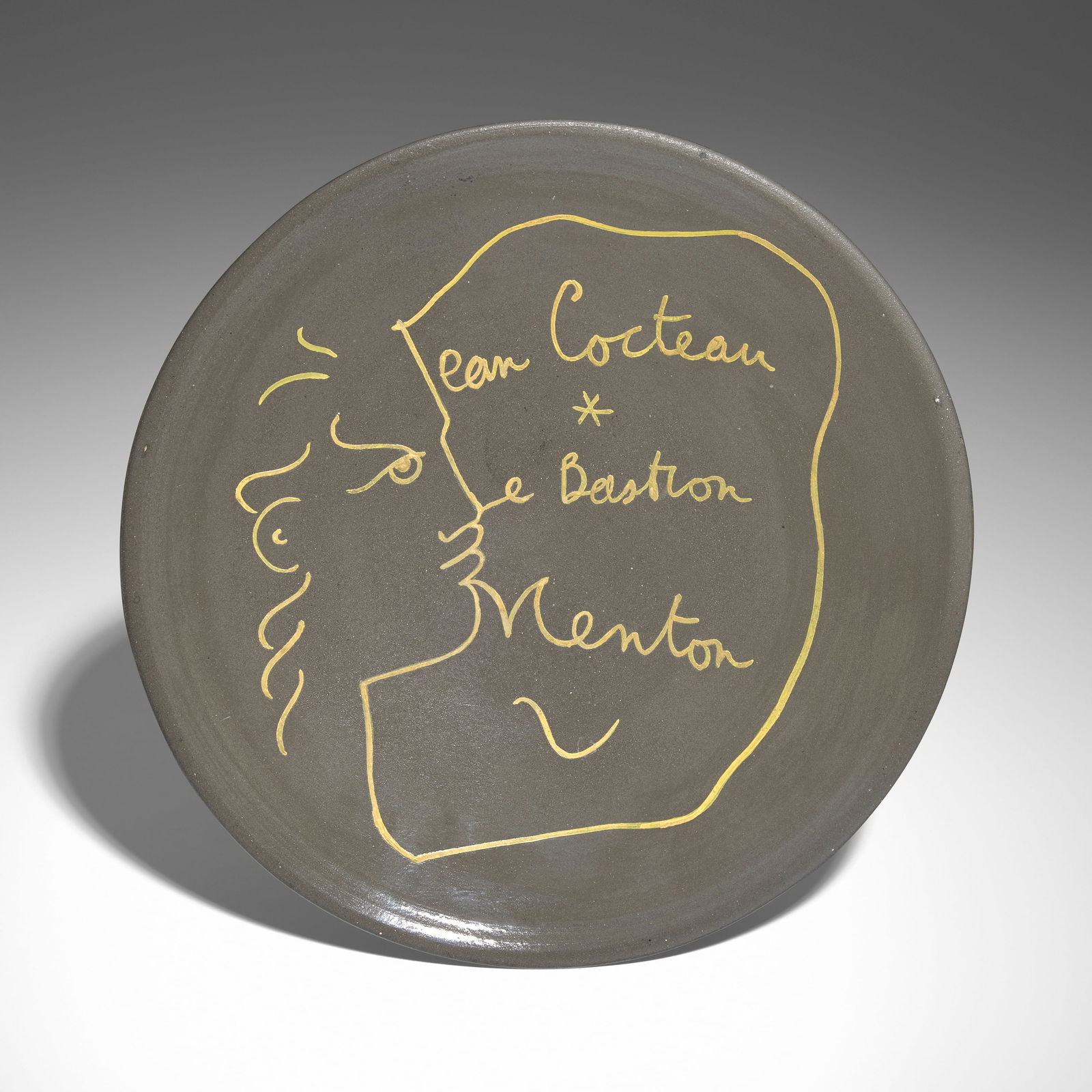 After Jean Cocteau, Le Bastion Menton plate (1 of 3)