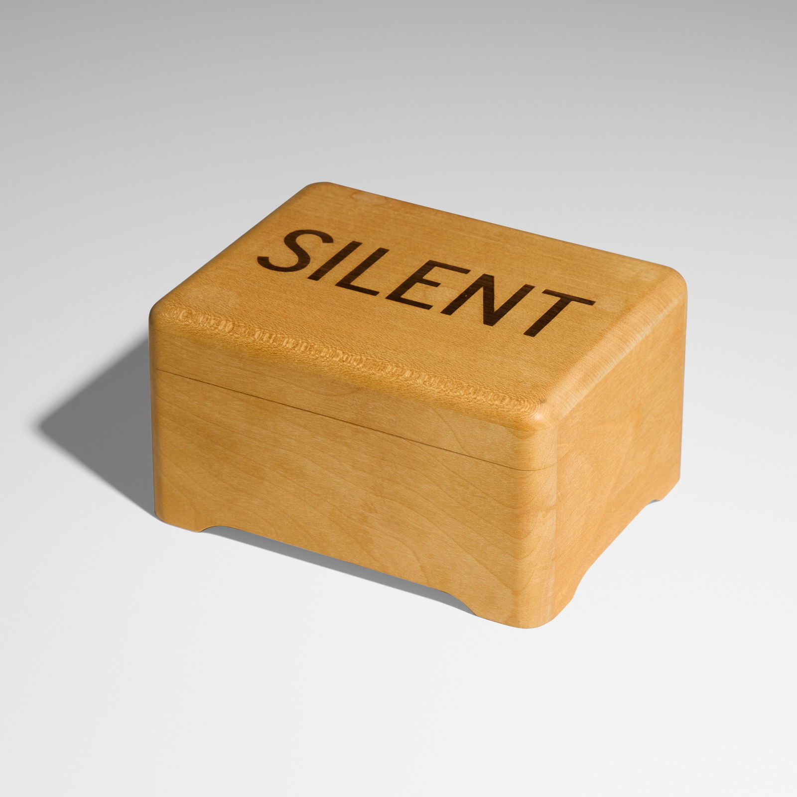 Christian Marclay, Tinsel (Music Box) (Peter Norton Family Christmas Project): Christian Marclay Tinsel (Music Box) (Peter Norton Family Christmas Project) Reuge2005pine box with music box mechanism 2.625 h × 5.125 w × 4 d in (7 × 13 × 10 cm)