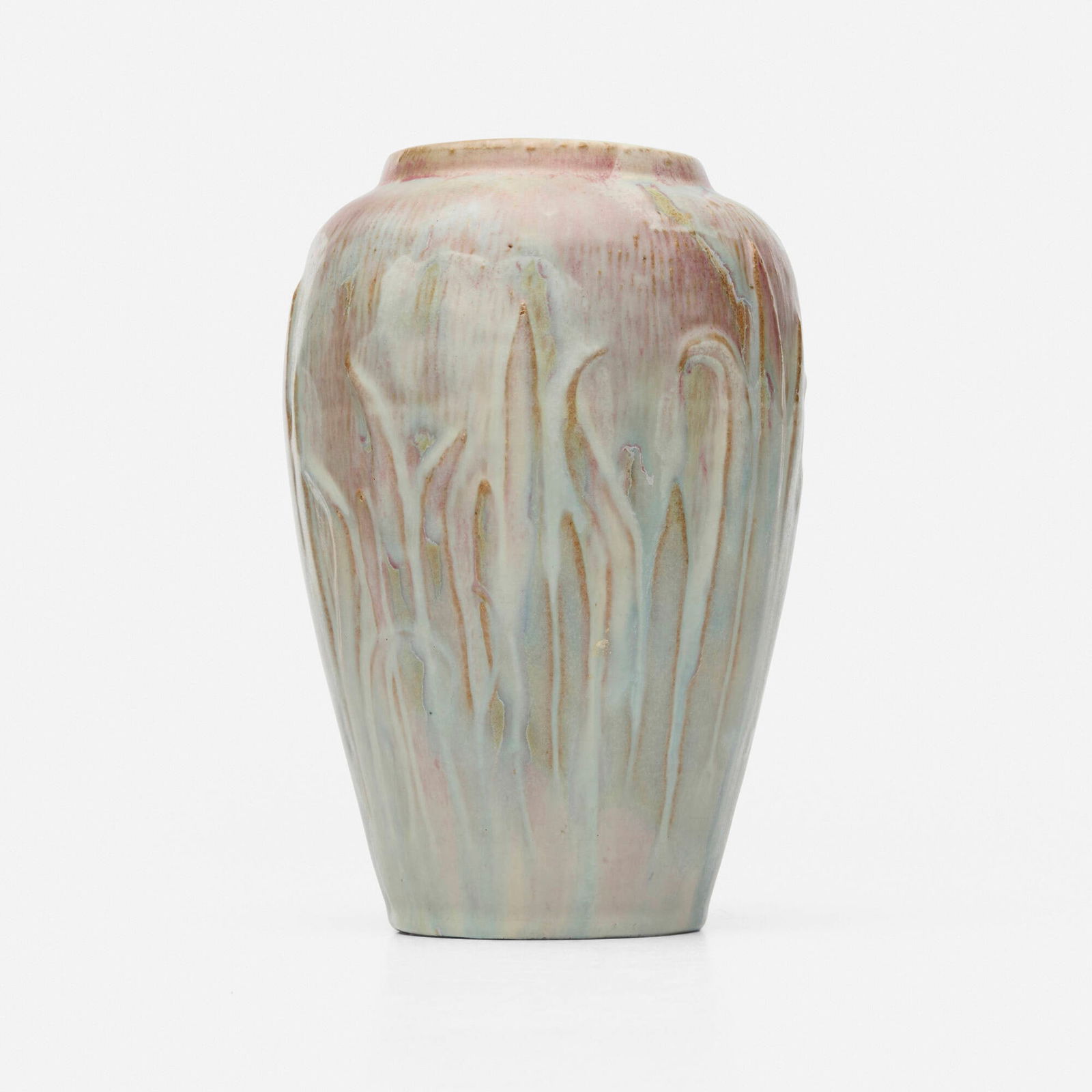 Arequipa Pottery, Vase with leaves (1 of 4)