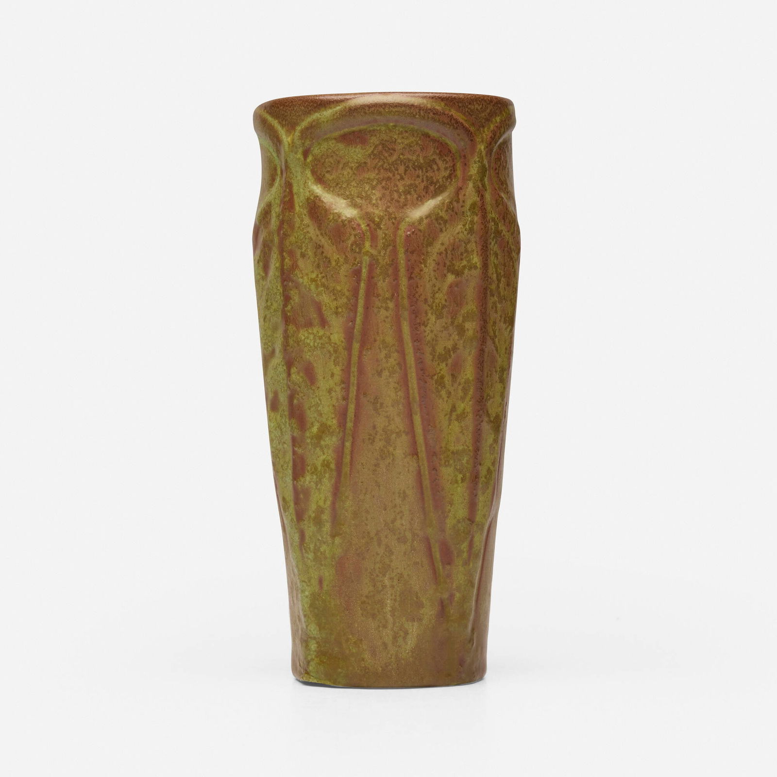 Van Briggle Pottery, Vase with leaves (1 of 5)