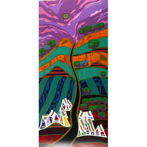 CONTEMPORARY ART POSTERS: Four works: Two Skynear (20th-21st c.) screen prints; Ronnie Cutrone (b. 1948) exhibition poster, 1988; Robert Motherwell (1915-1991) exhibition poster, 1986; All signed; Largest: 48 1/2" x 25 1/2"