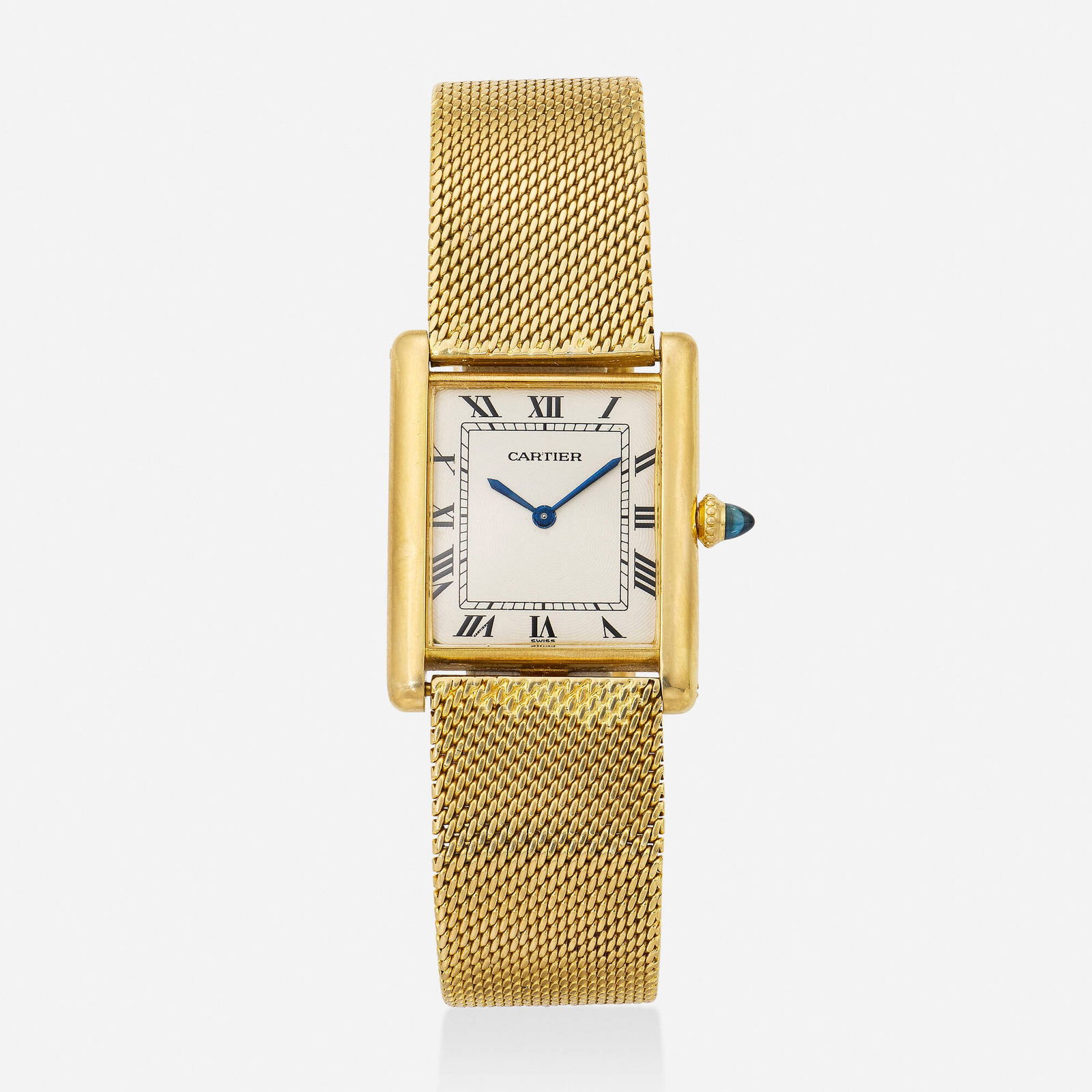 Cartier, 'Tank' gold wristwatch (1 of 4)