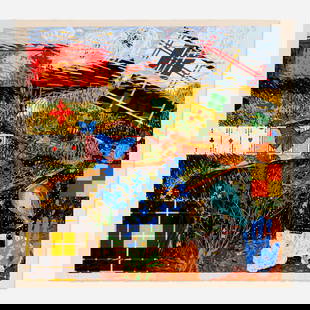 Jennifer Bartlett, Summer (from the Four Seasons portfolio): Jennifer Bartlett Summer (from the Four Seasons portfolio) 1993screenprint in colors on Kurotani Hosho image: 31.5 h x 31.375 w in (80 x 80 cm) sheet: 33.375 h x 34.875 w in (85 x 89 cm) Si