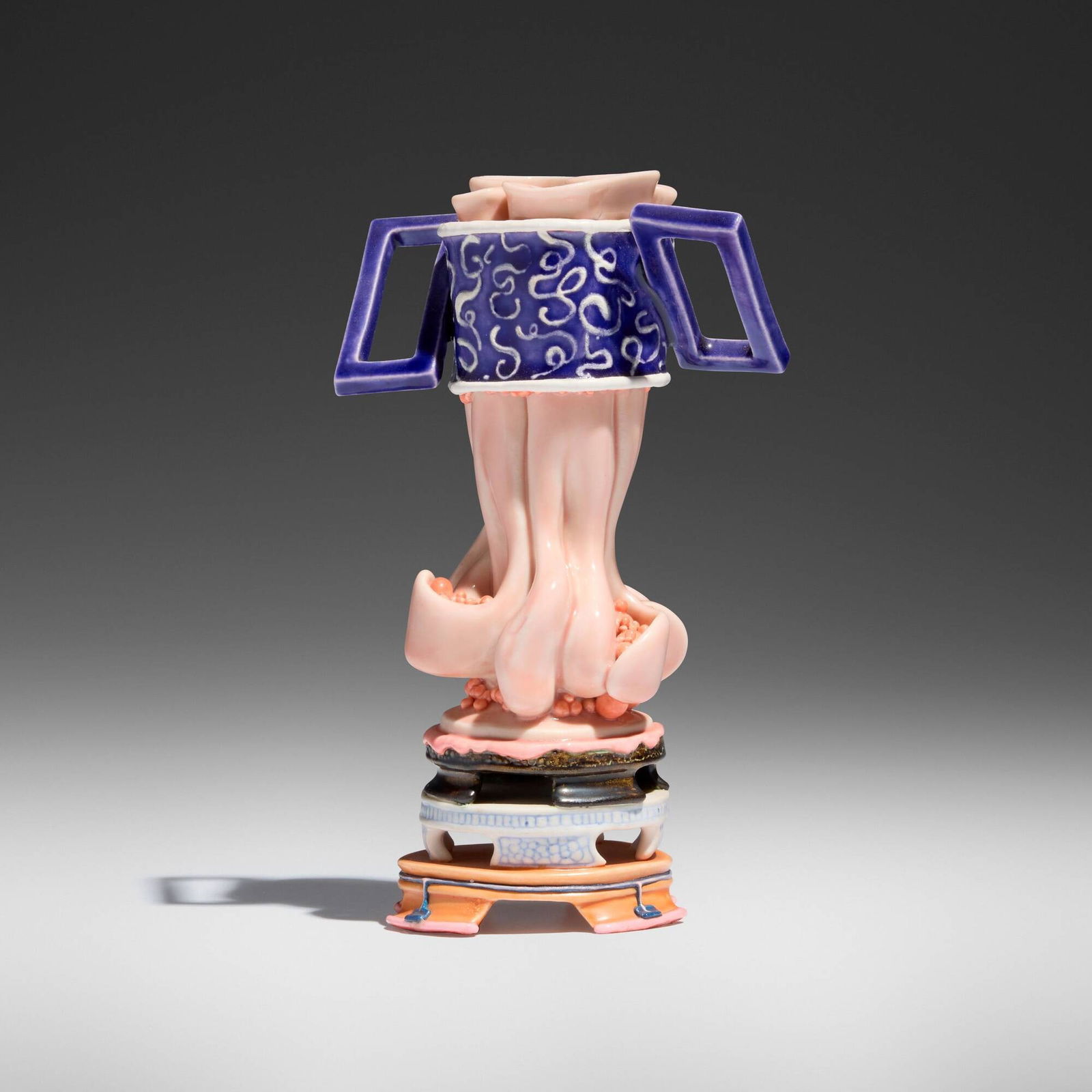 Kathy Butterly, Good Foot: Kathy Butterly Good Foot 1997-98glazed porcelain 5.75 h x 3.375 w x 2.375 d in (15 x 9 x 6 cm) Incised signature and date to underside 'Kathy Butterly 1997-98'. Titled to underside 'Good Foot'