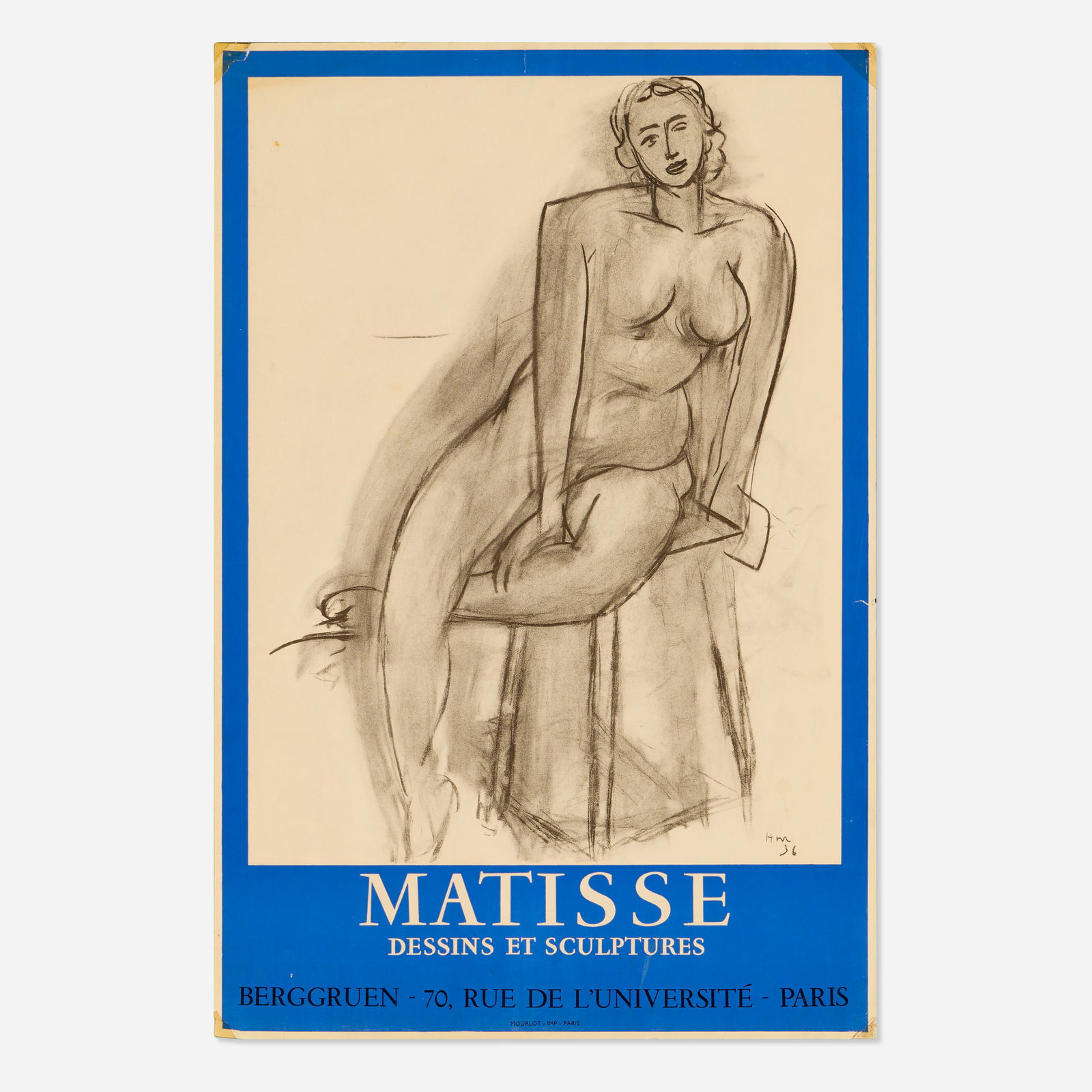 After Henri Matisse, Matisse: Dessins et Sculptures exhibition poster (1 of 1)
