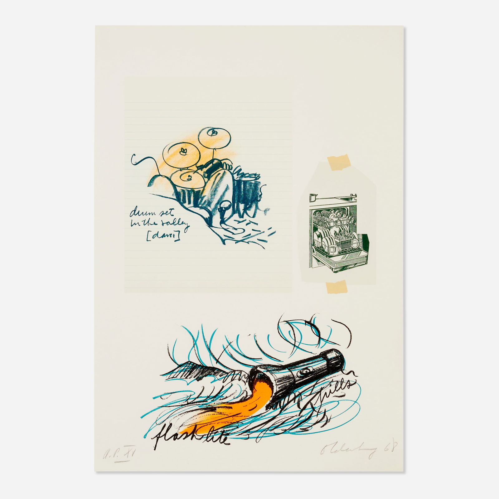 Claes Oldenburg, Untitled (Drum Set) (1 of 2)