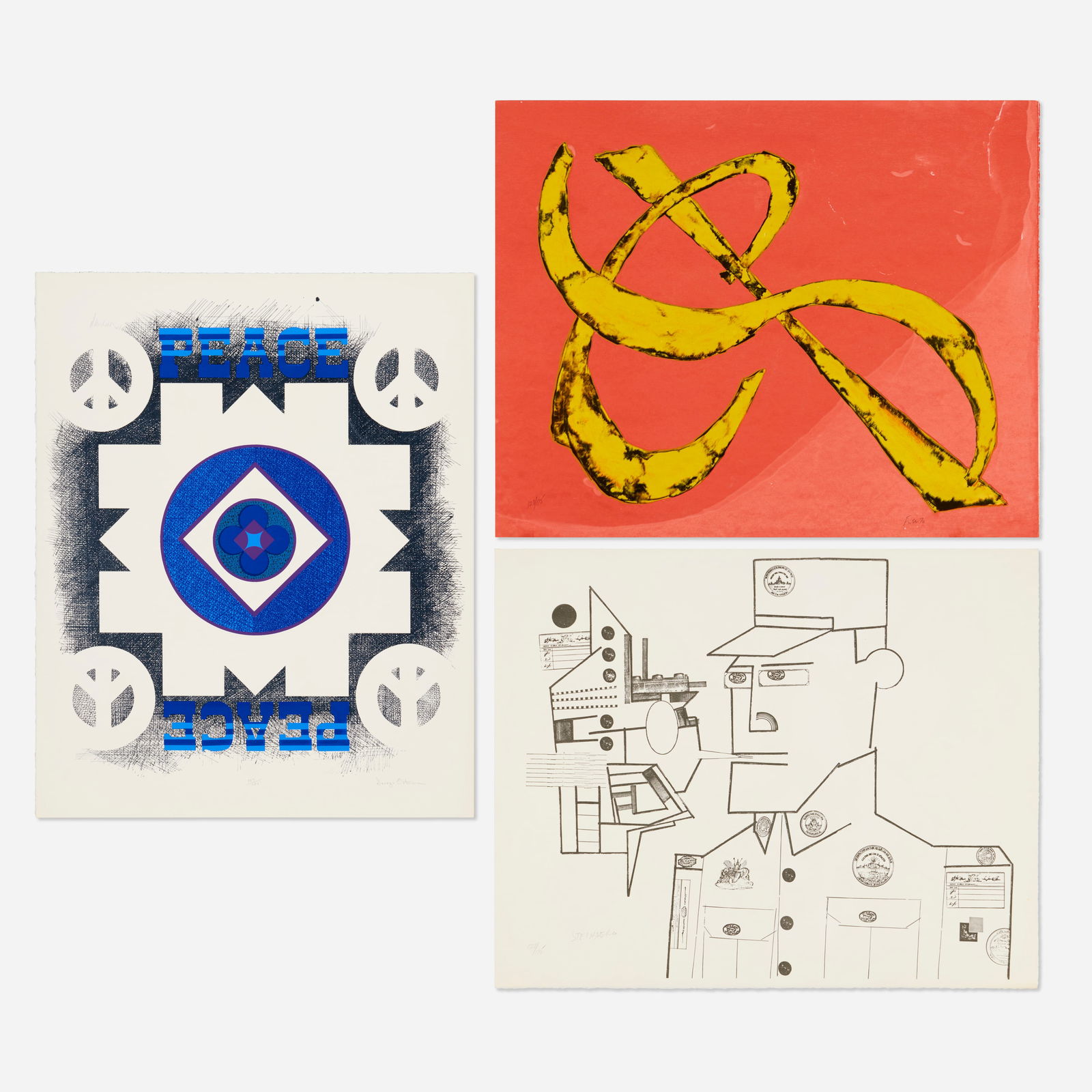 Various Artists, Three works from the Peace Portfolio I (1 of 1)