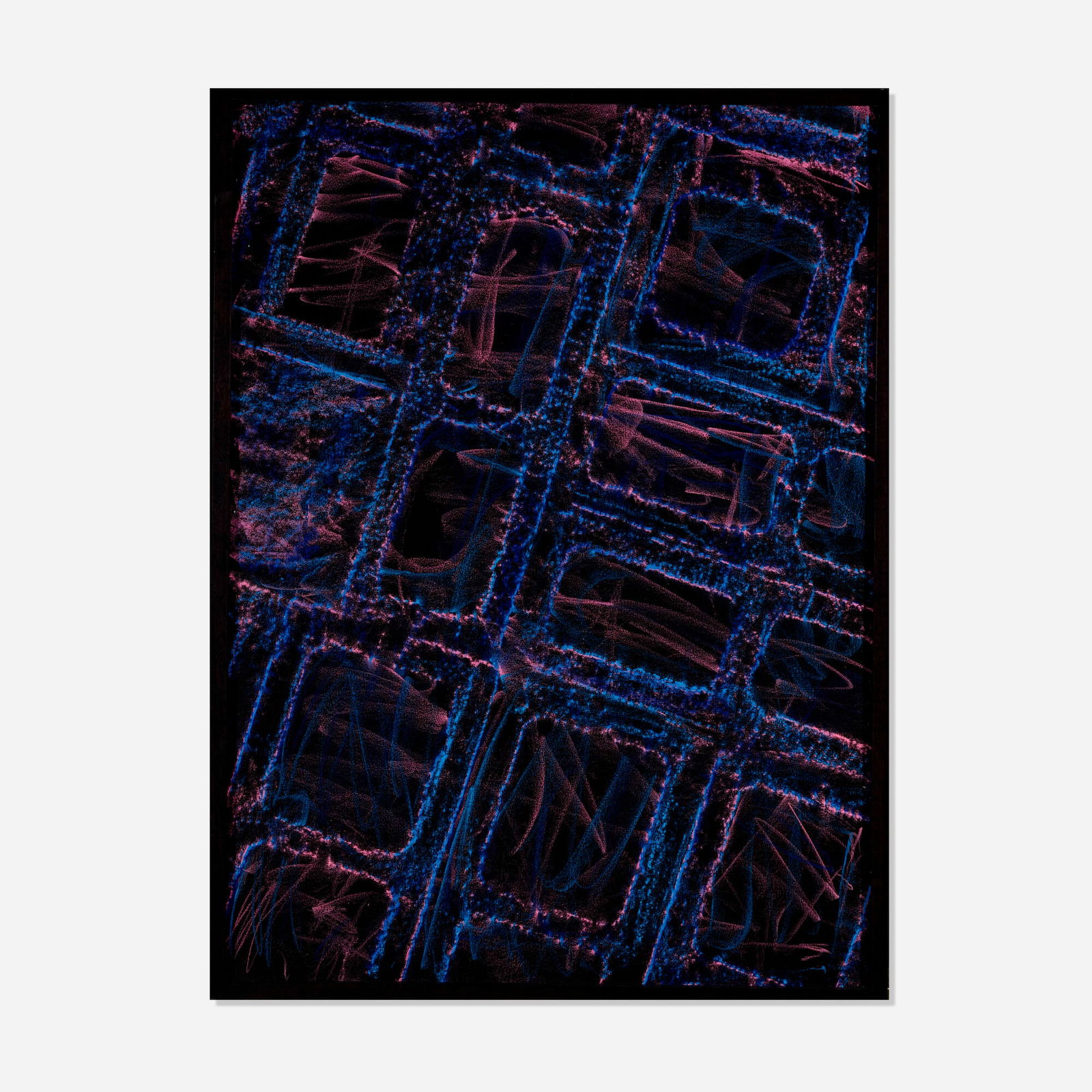 Sam Falls, Rubbing #22: Sam Falls Rubbing #22 2012colored pencil and pastel on paper 30.25 h x 22.25 w in (77 x 57 cm) Signed and dated to verso 'Sam Falls 2012'. Provenance: Galeria Marta Cer