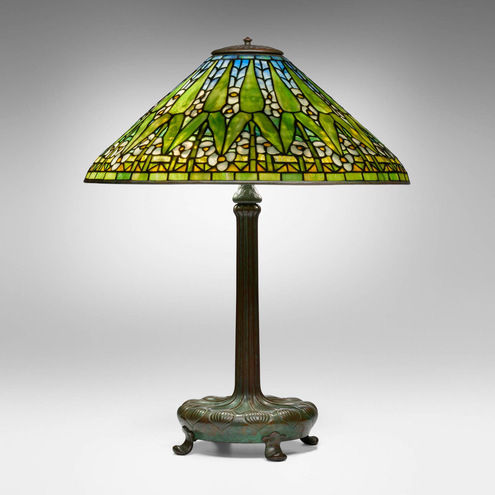 Tiffany Studios, Arrowroot table lamp (1 of 7)