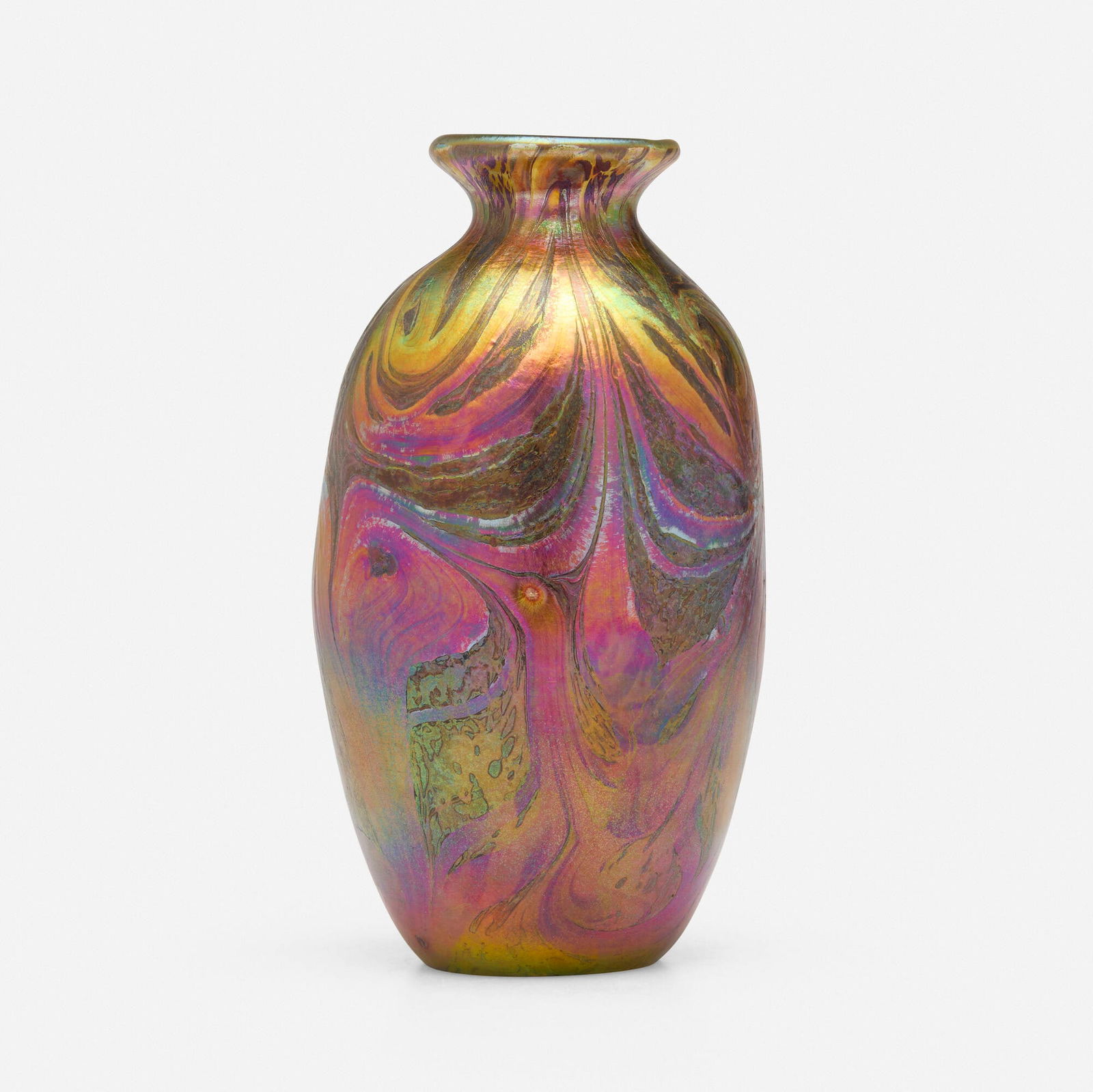 Tiffany Studios, Early Cypriote Lava vase (1 of 5)
