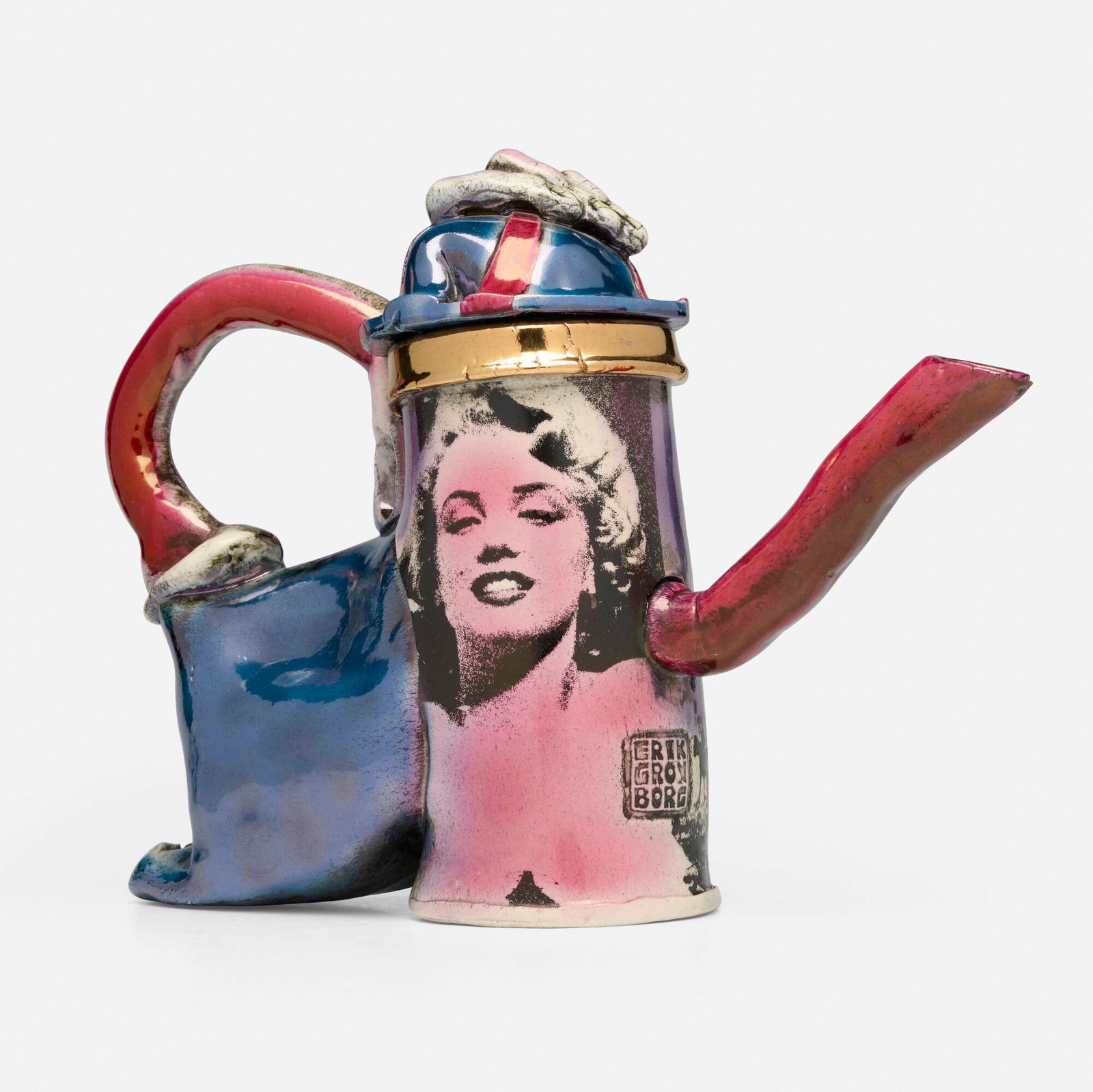Erik Gronborg, Teapot with Marilyn Monroe (1 of 5)
