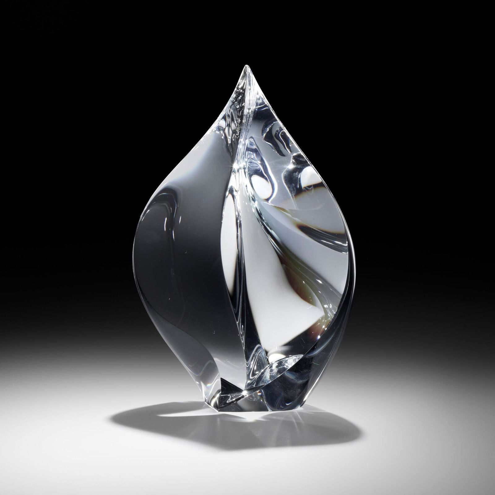 Christopher Ries, Afterglow: Christopher Ries Afterglow 2003cut, ground, and polished optical crystal 6.75 h x 2.375 w x 4.625 d in (17 x 6 x 12 cm) This work is being sold to benefit the National Liberty Museum, Philadel