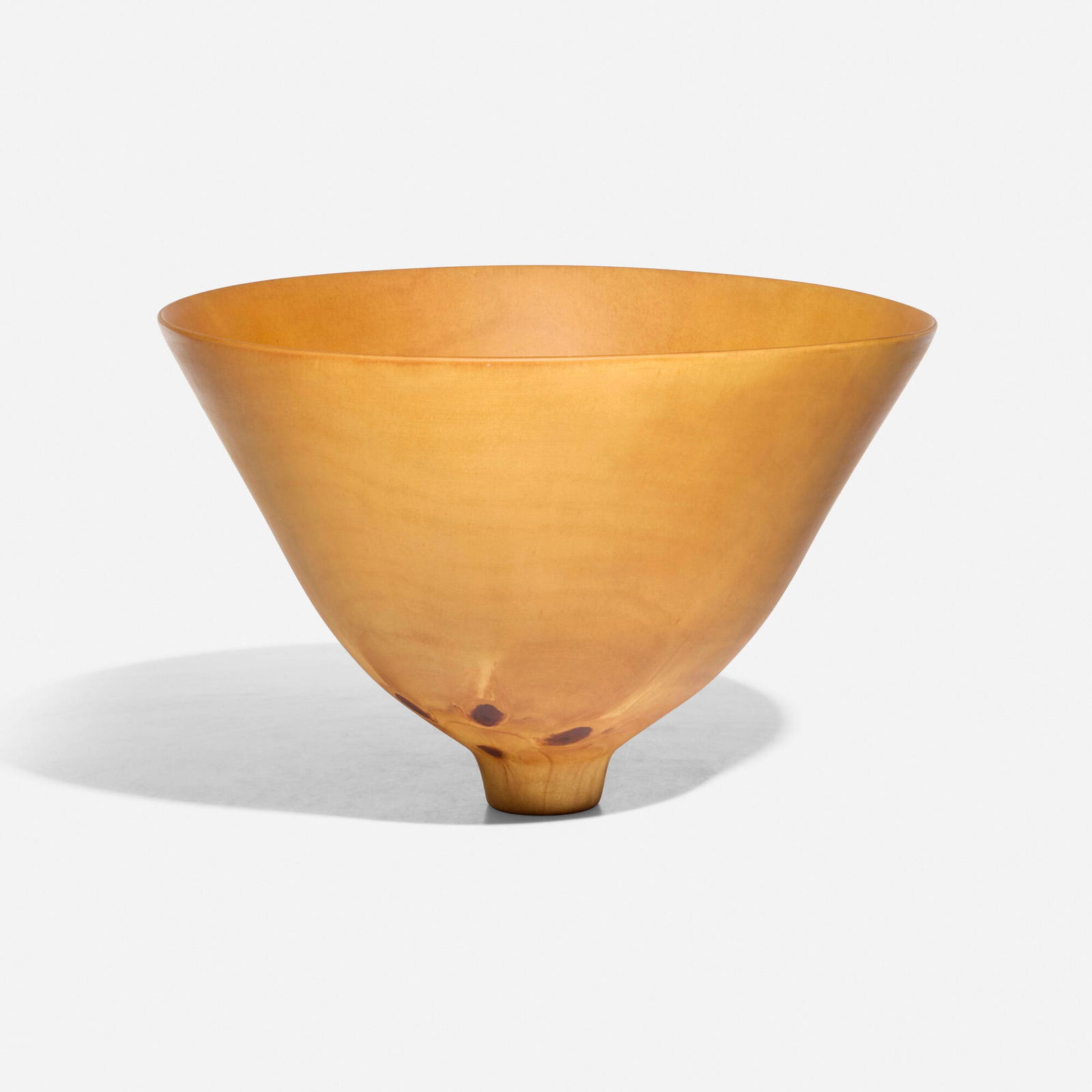 Ron Kent, Bowl: Ron Kent Bowl pine 7.75 h x 12 w x 11.75 d in (20 x 30 x 30 cm) Incised signature to underside 'Ron Kent SA'. This work will ship from Lambertville, New Jersey.