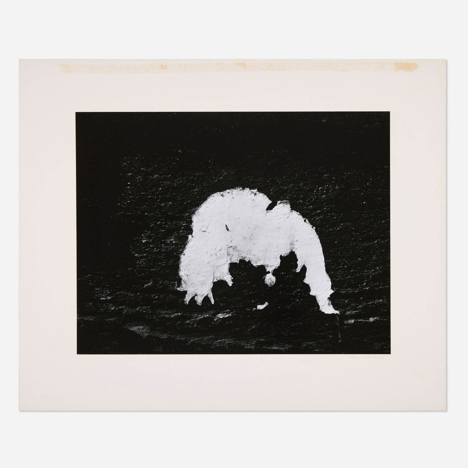 Aaron Siskind, Rome 63: Aaron Siskind Rome 63 1967gelatin silver print image: 15 h x 19.25 w in (38 x 49 cm) mount: 21.75 h x 26.25 w in (55 x 67 cm) Signed to mount 'Aaron Siskind'. Signed, titled and dated to mo