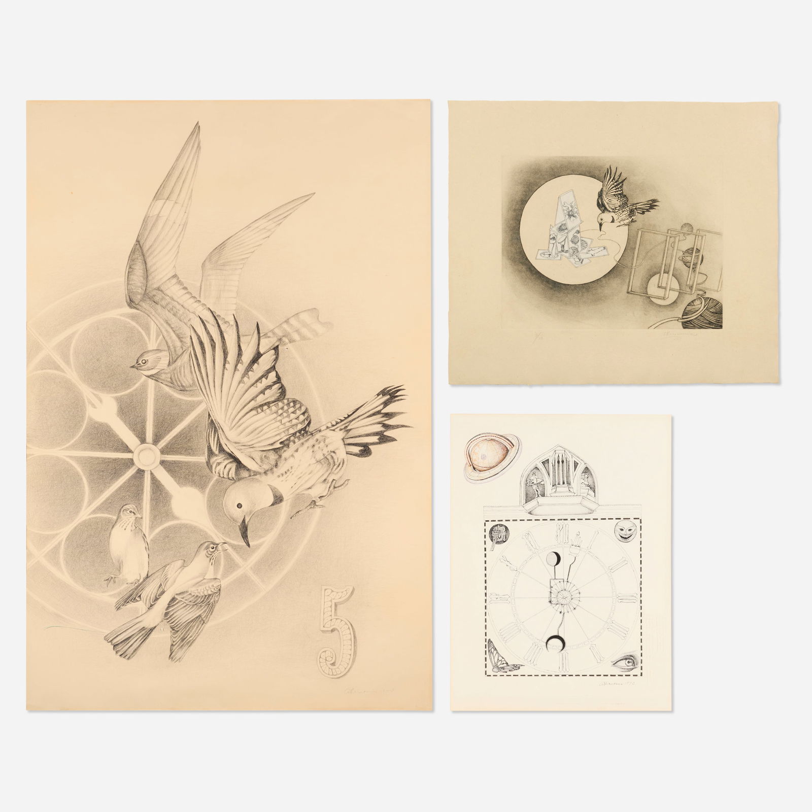 Atirnomis (Rita Simon), Untitled (three works) (1 of 2)