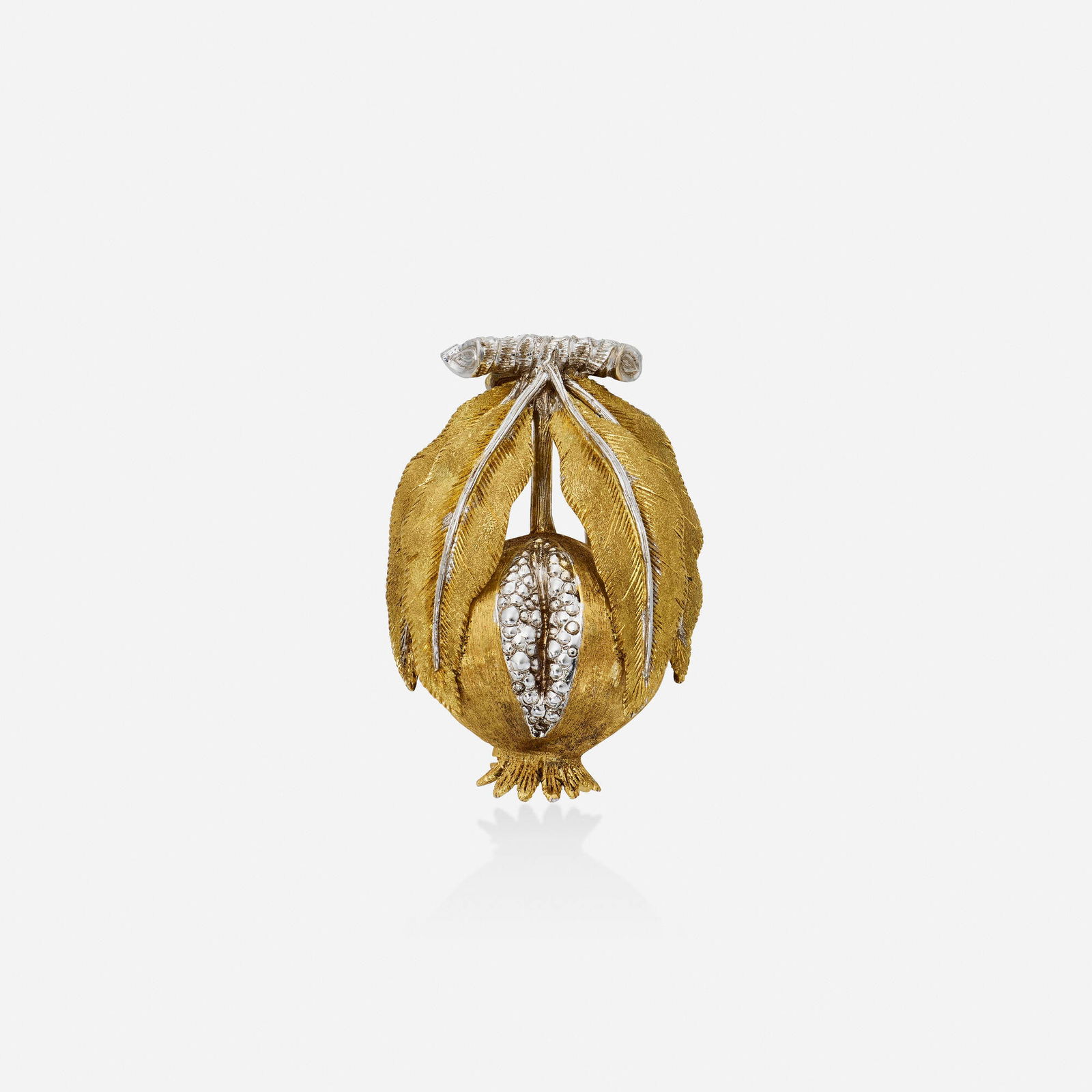 Mario Buccellati, Bicolor gold brooch (1 of 3)