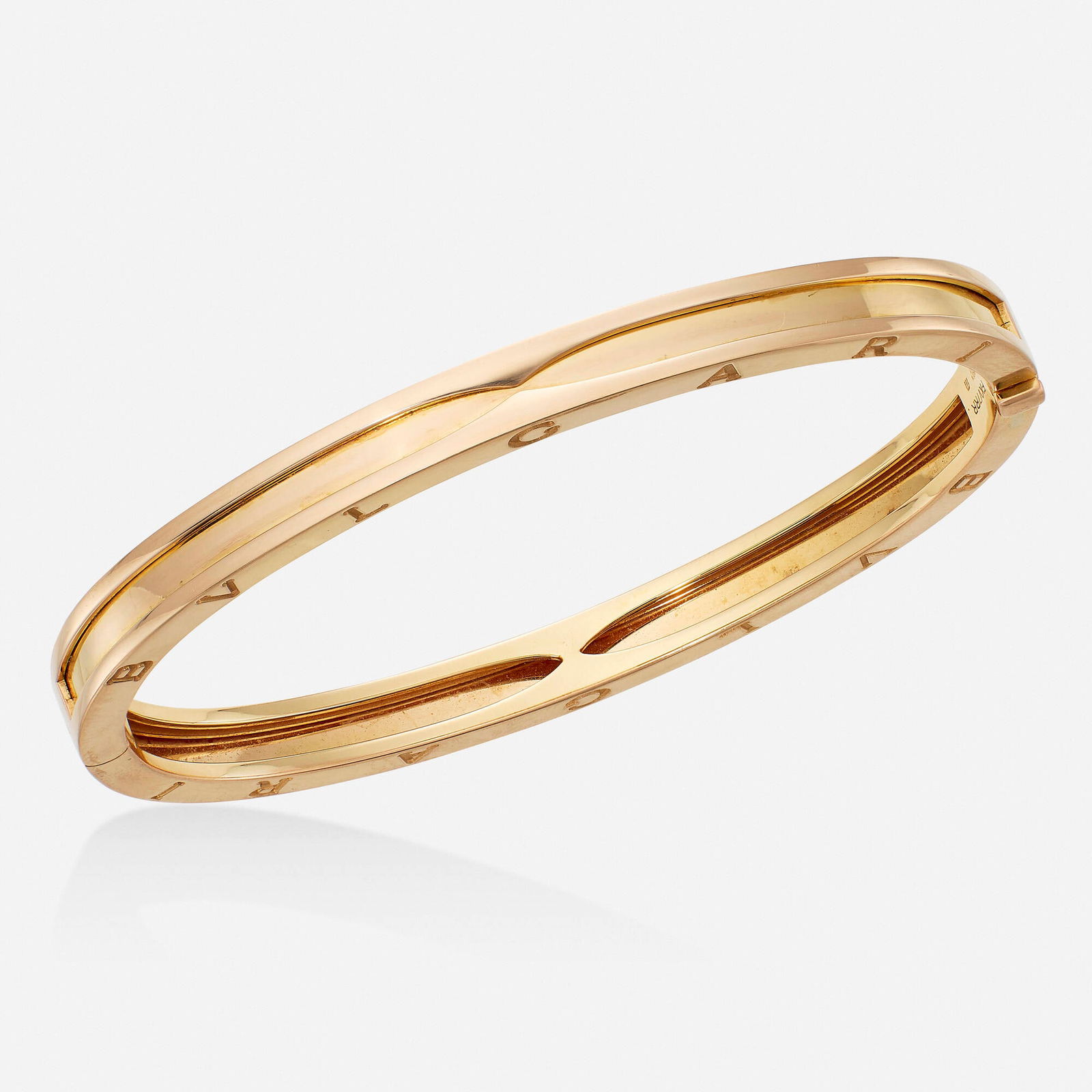 Bulgari, 'B.zero1' pink gold bangle bracelet (1 of 2)