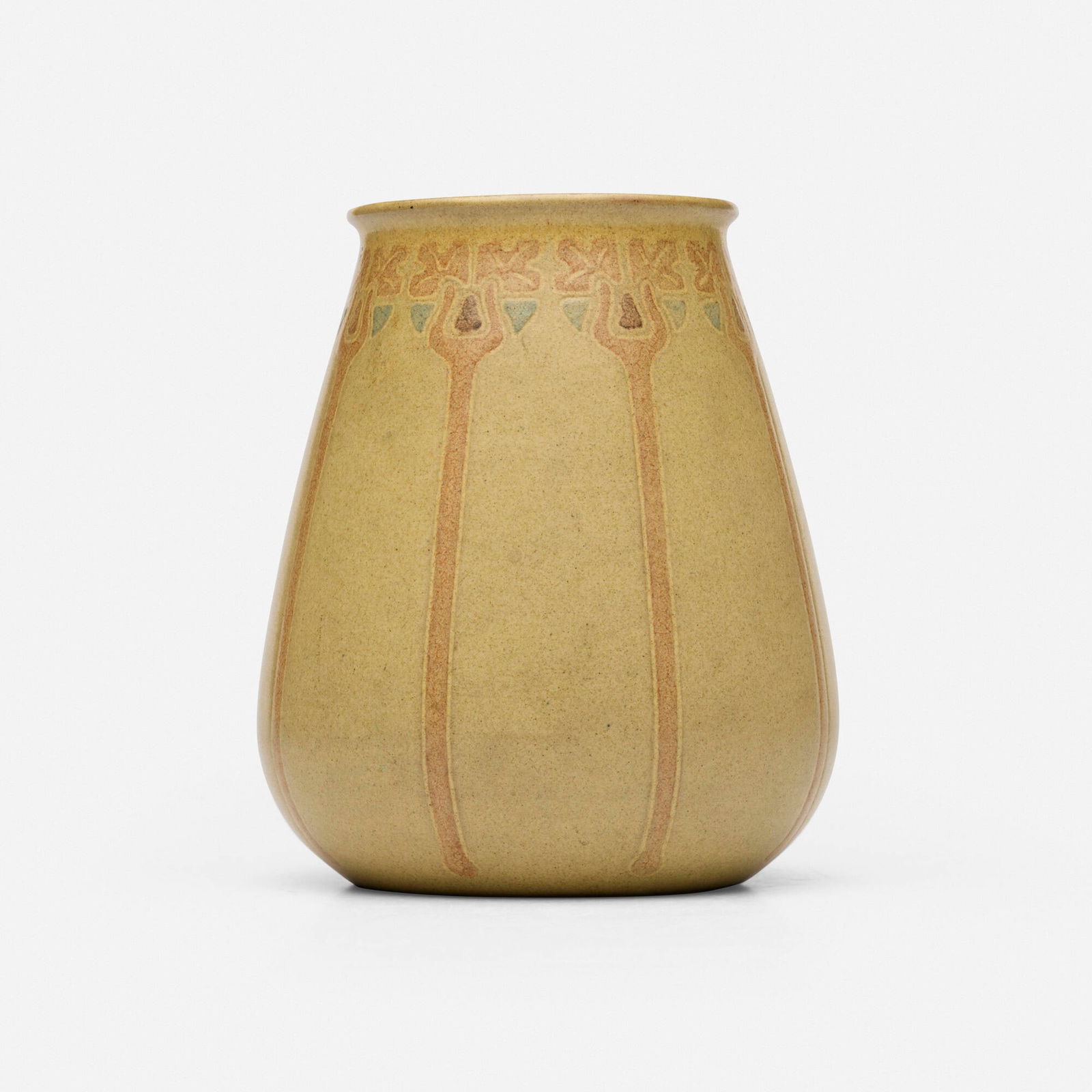 Arthur Hennessey and Sarah Tutt for Marblehead Pottery, Vase with stylized Tree of Life (1 of 5)