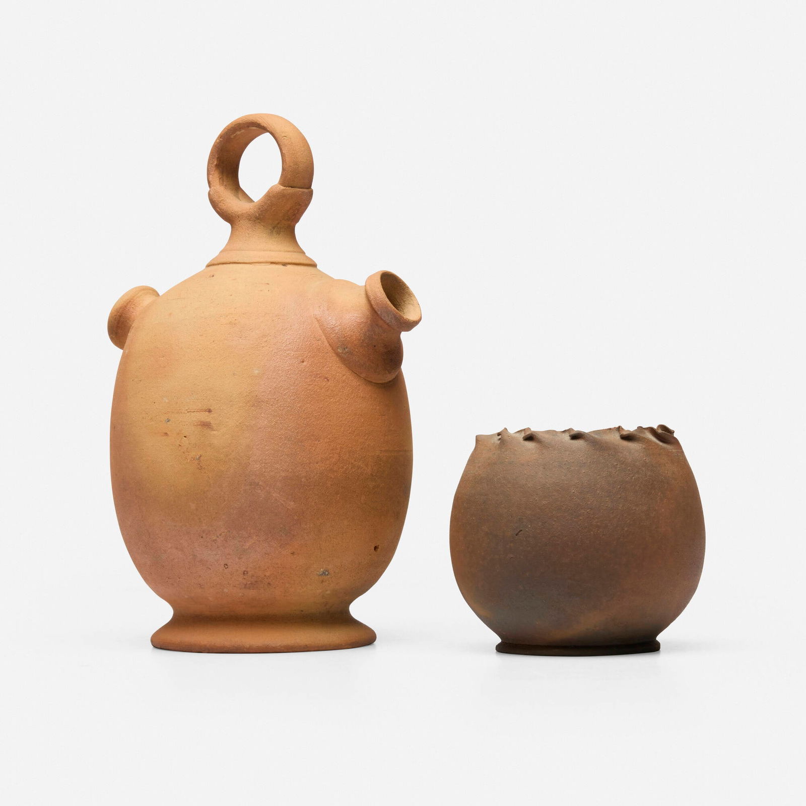 George E. Ohr, Jug and vase (1 of 5)
