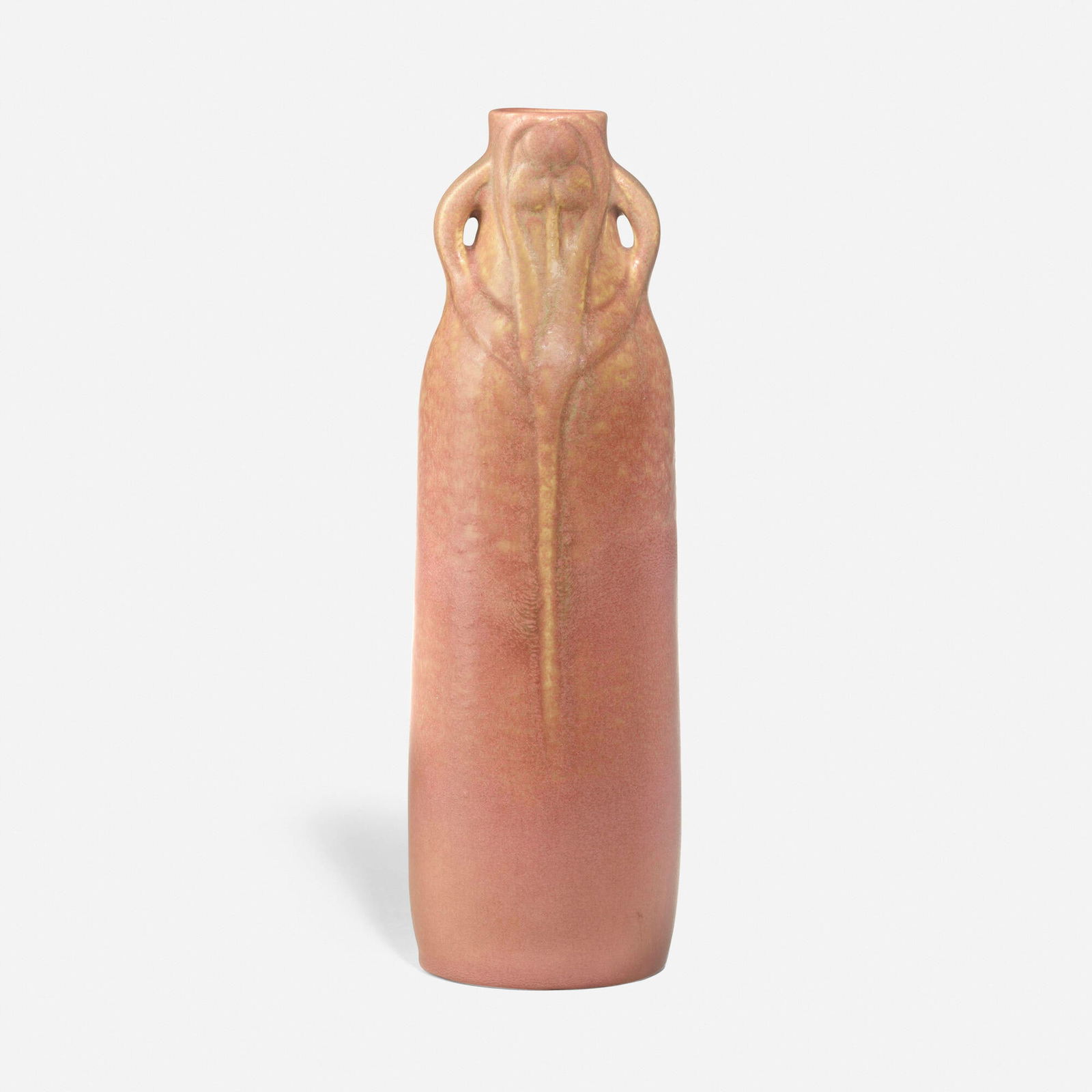 Van Briggle Pottery, Early vase with spiderworts (1 of 4)