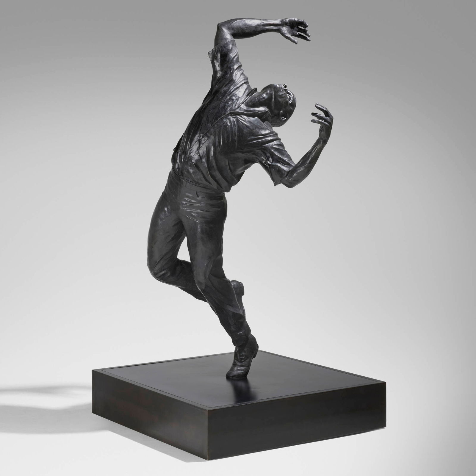 Robert Longo, Speed of Grace: Robert Longo Speed of Grace 1982-83bronze 87 h x 46.625 w x 46.625 d in (221 x 118 x 118 cm) This work is number 6 from the edition of 6. Provenance: Metro Pictures, Ne