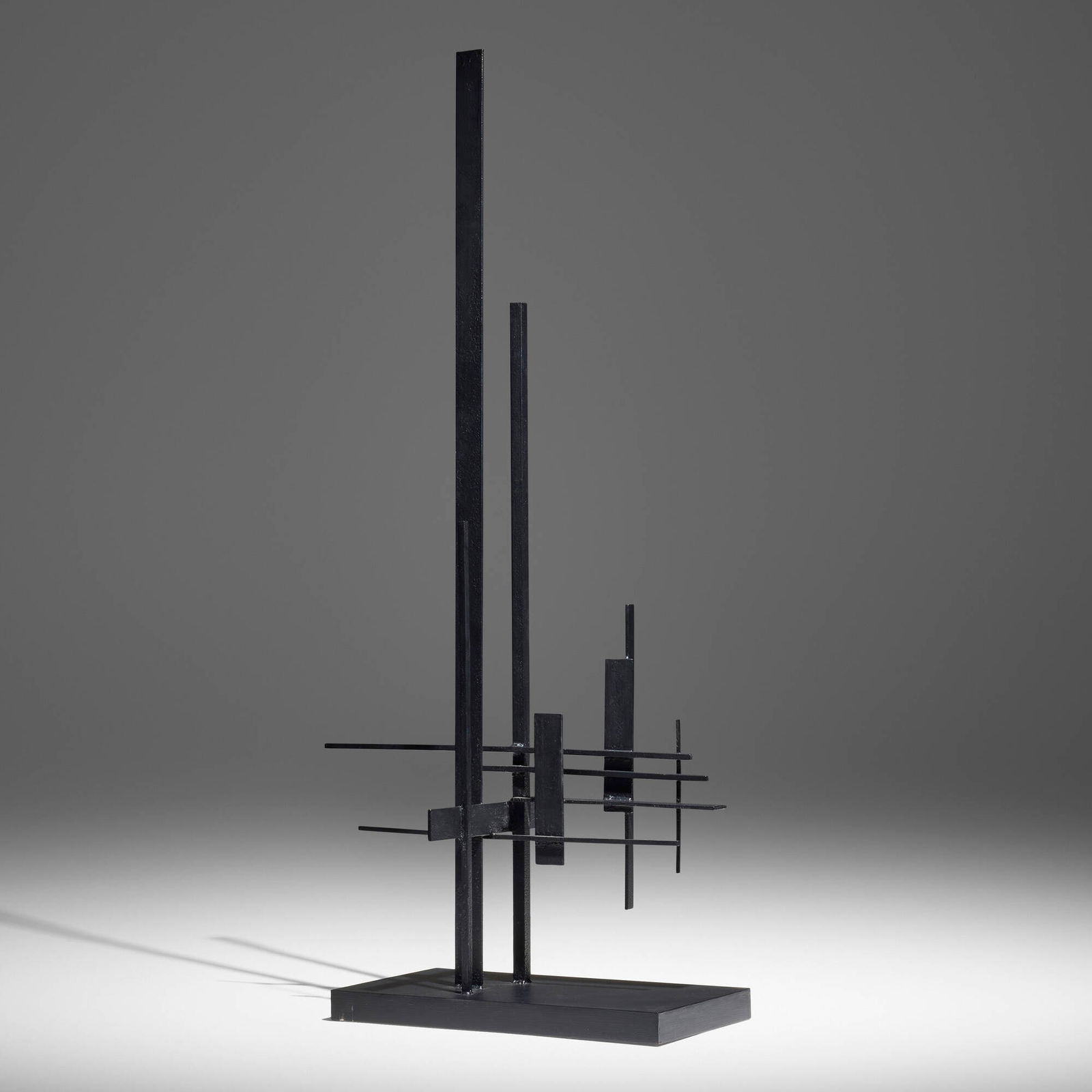 Brian Wall, Untitled: Brian Wall Untitled 1957painted steel 61.25 h x 30.5 w x 15.25 d in (156 x 77 x 39 cm) Provenance: The Artist | Hackett | Mill, San Francisco | Private Collection