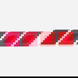 Richard Anuszkiewicz, Untitled: Richard Anuszkiewicz Untitled 1979 screenprint in colors image: 8 h x 36.25 w in (20 x 92 cm) sheet: 11.75 h x 40 w in (30 x 102 cm) This work is from the edition printed by Ambassador Arts, Inc.,