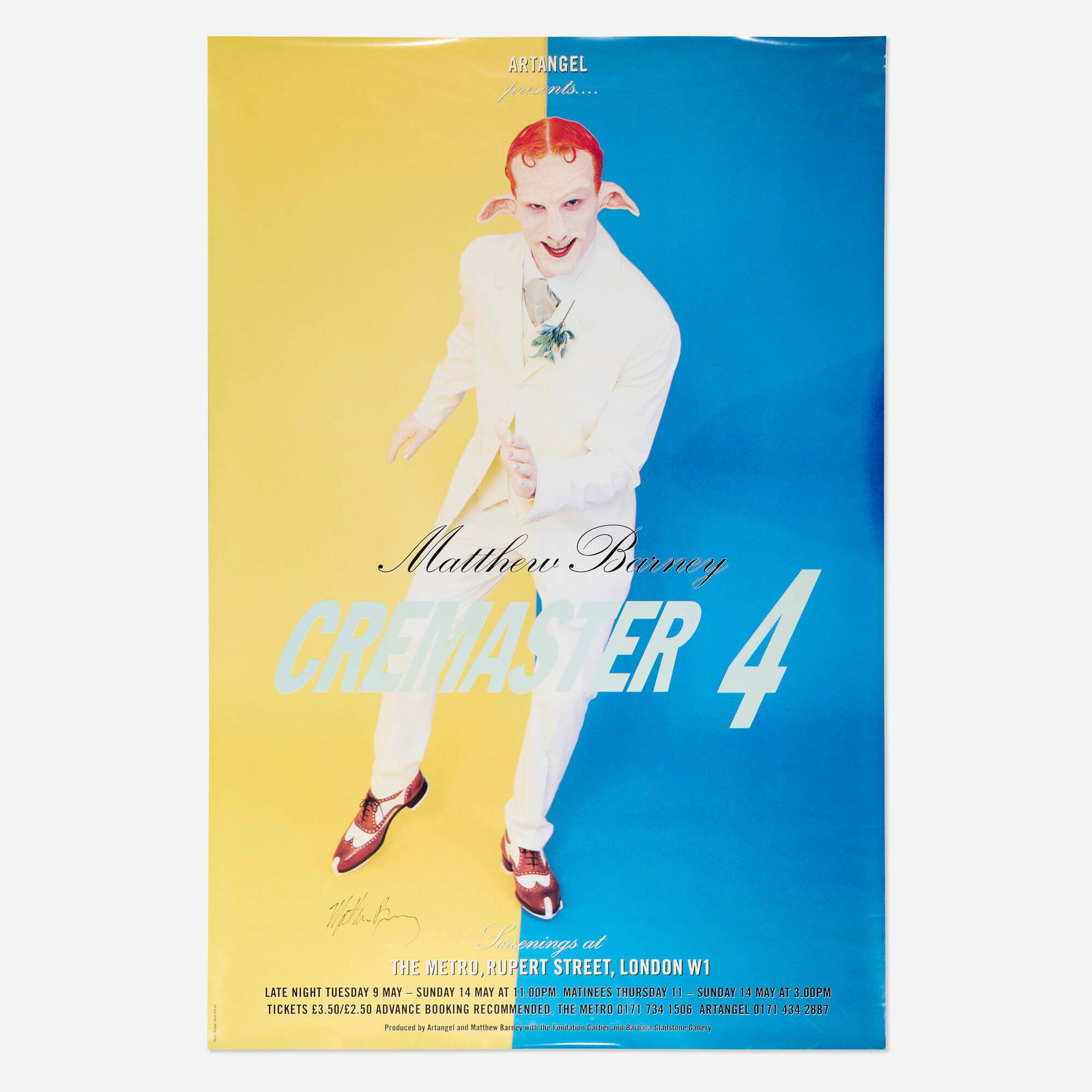 Matthew Barney, Cremaster 4 poster (1 of 2)