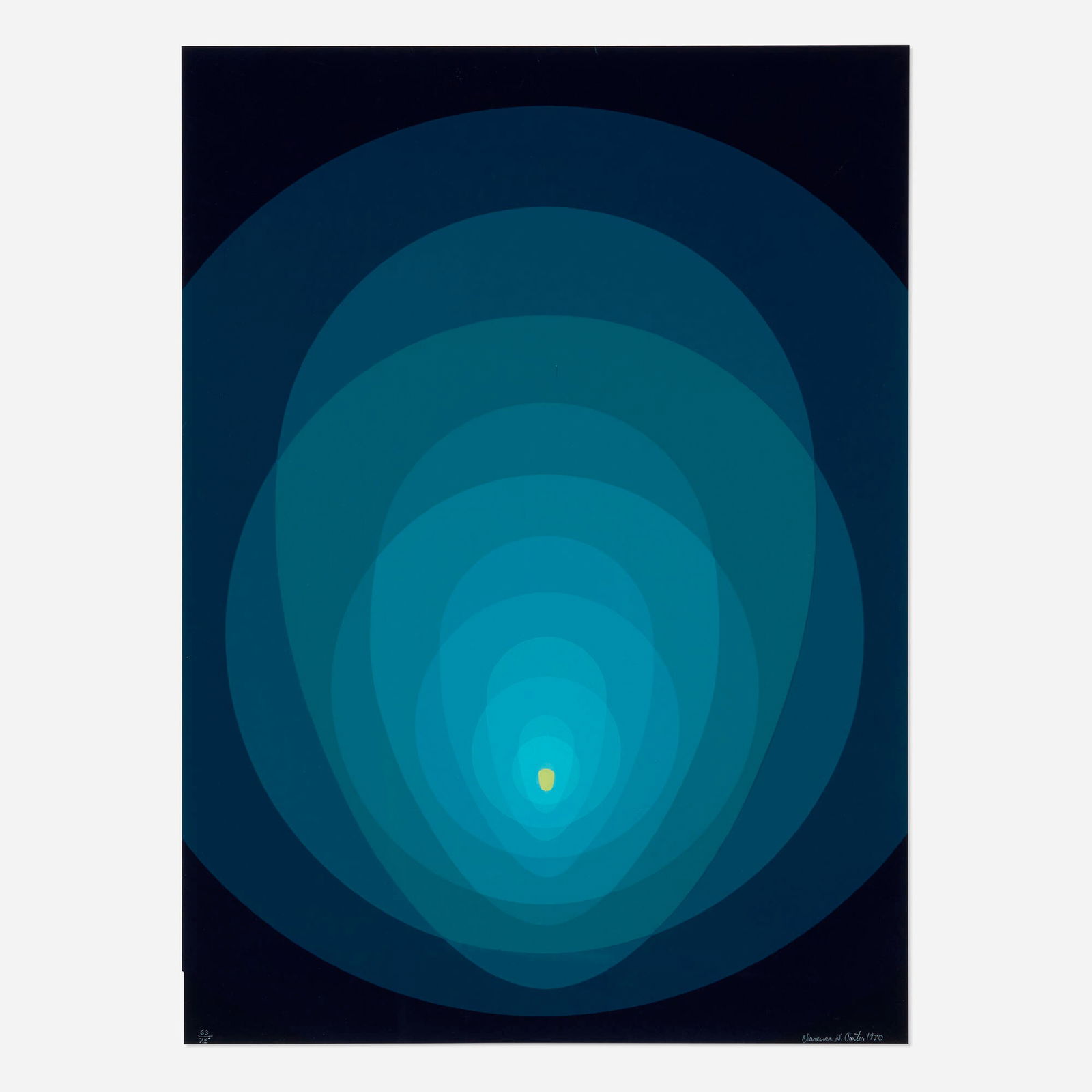 Clarence Holbrook Carter, Blue Mandala (1 of 3)