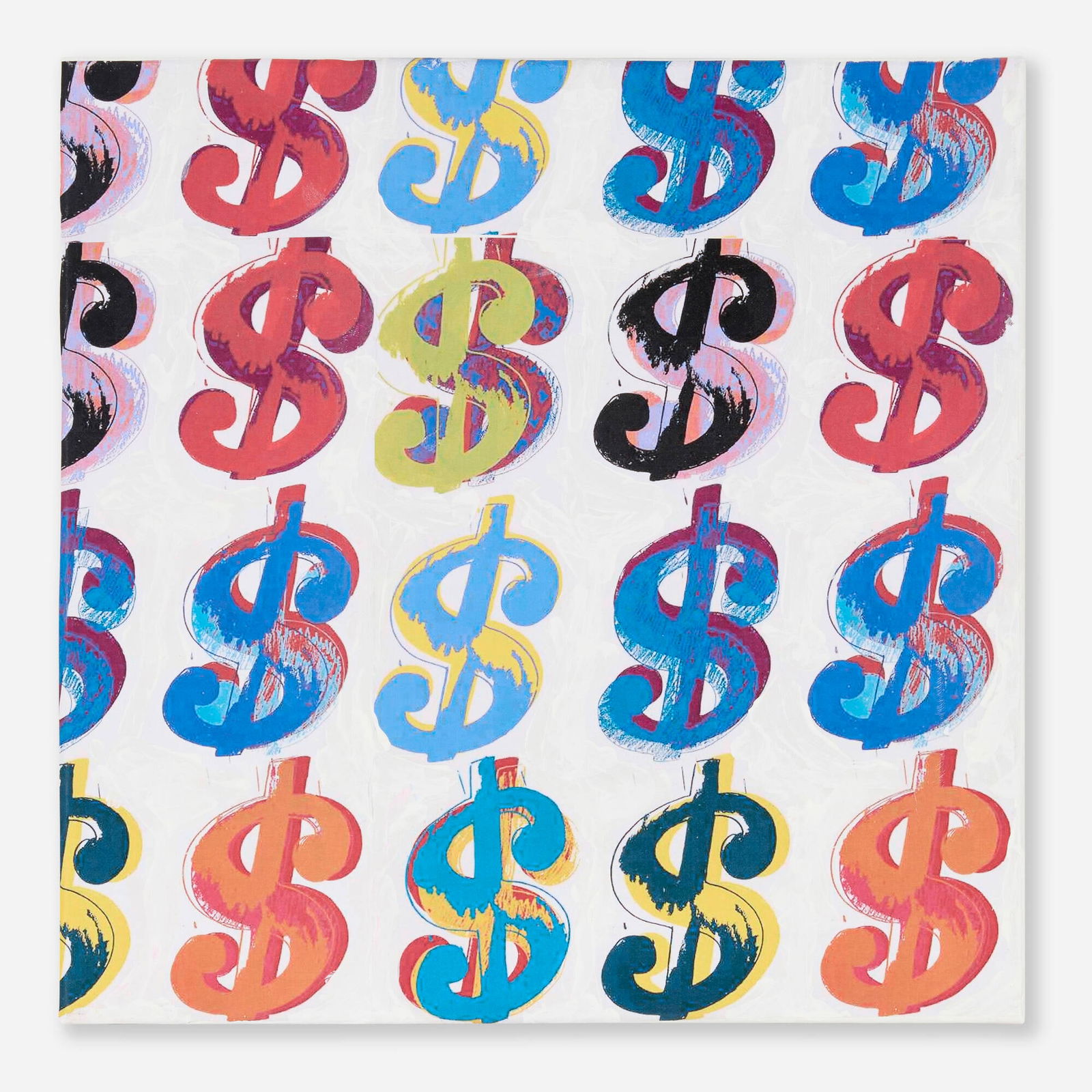 Tom Dash, Dollar Sign: Tom Dash Dollar Sign 2017collage on canvas 12 h x 12 w in (30 x 30 cm) Signed, dated and numbered to verso 'Tom Dash 2017 12/20'. This work is number 12 from the edition of 20.
