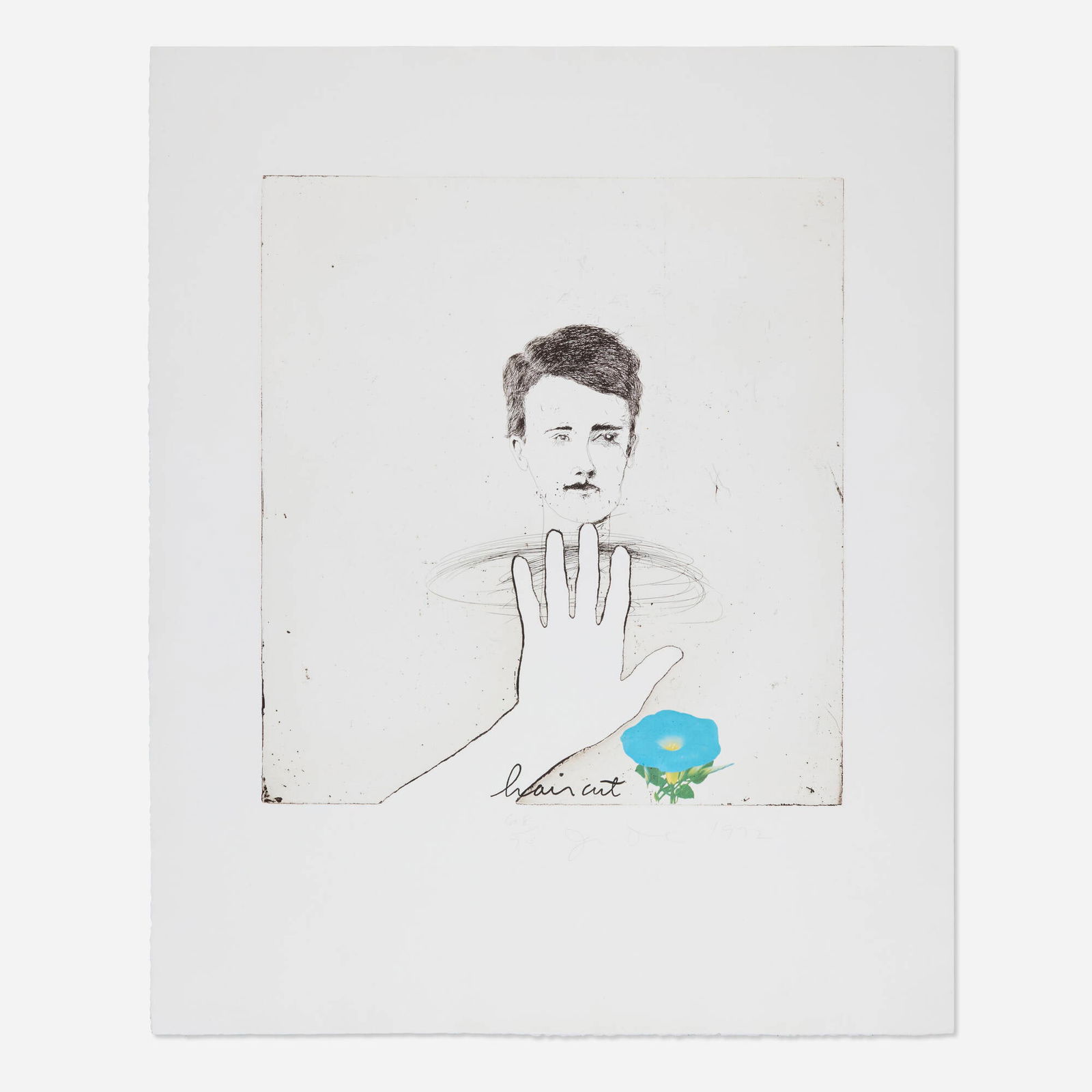 Jim Dine, Blue Haircut (1 of 2)