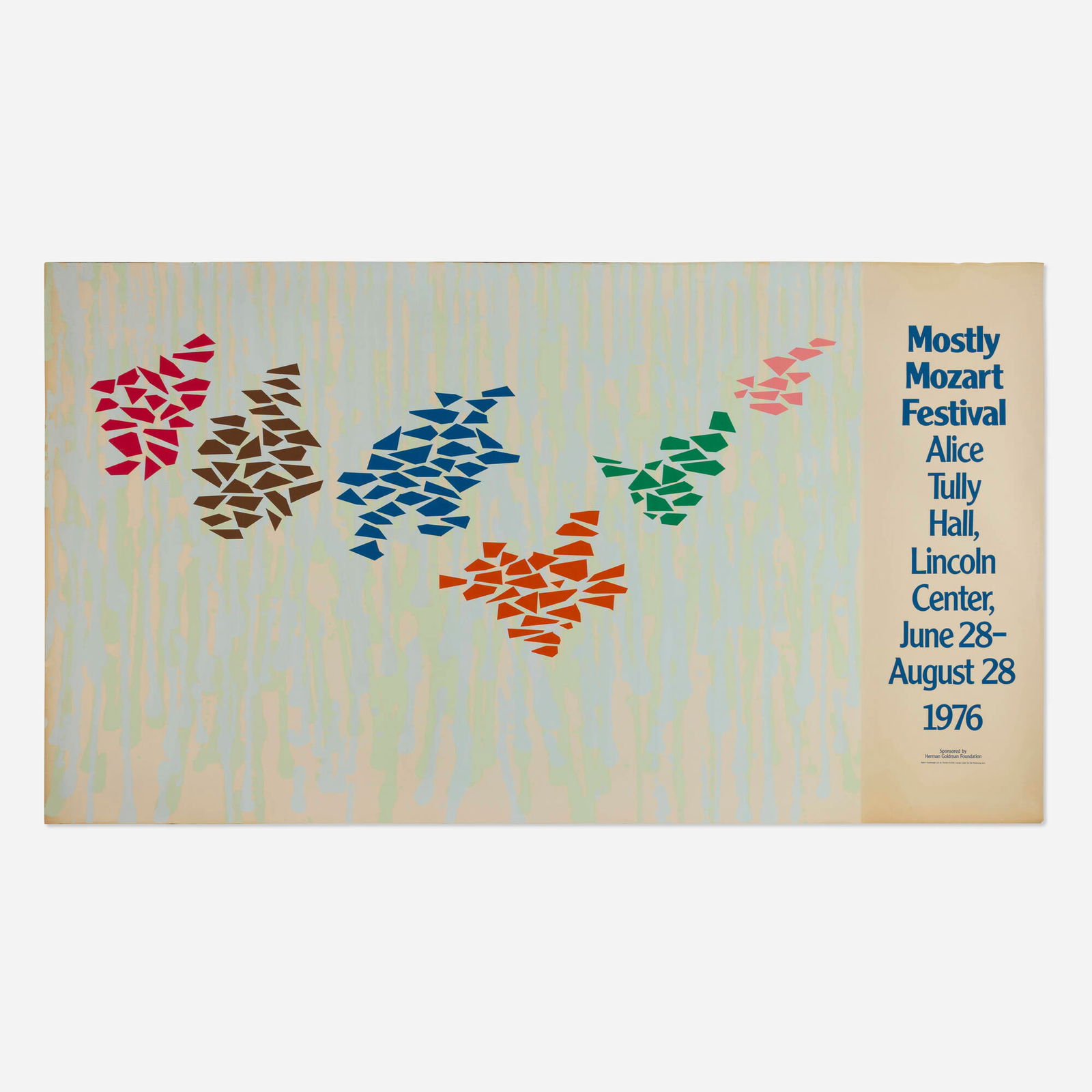 Robert Goodnough, Mostly Mozart Festival poster (1 of 2)